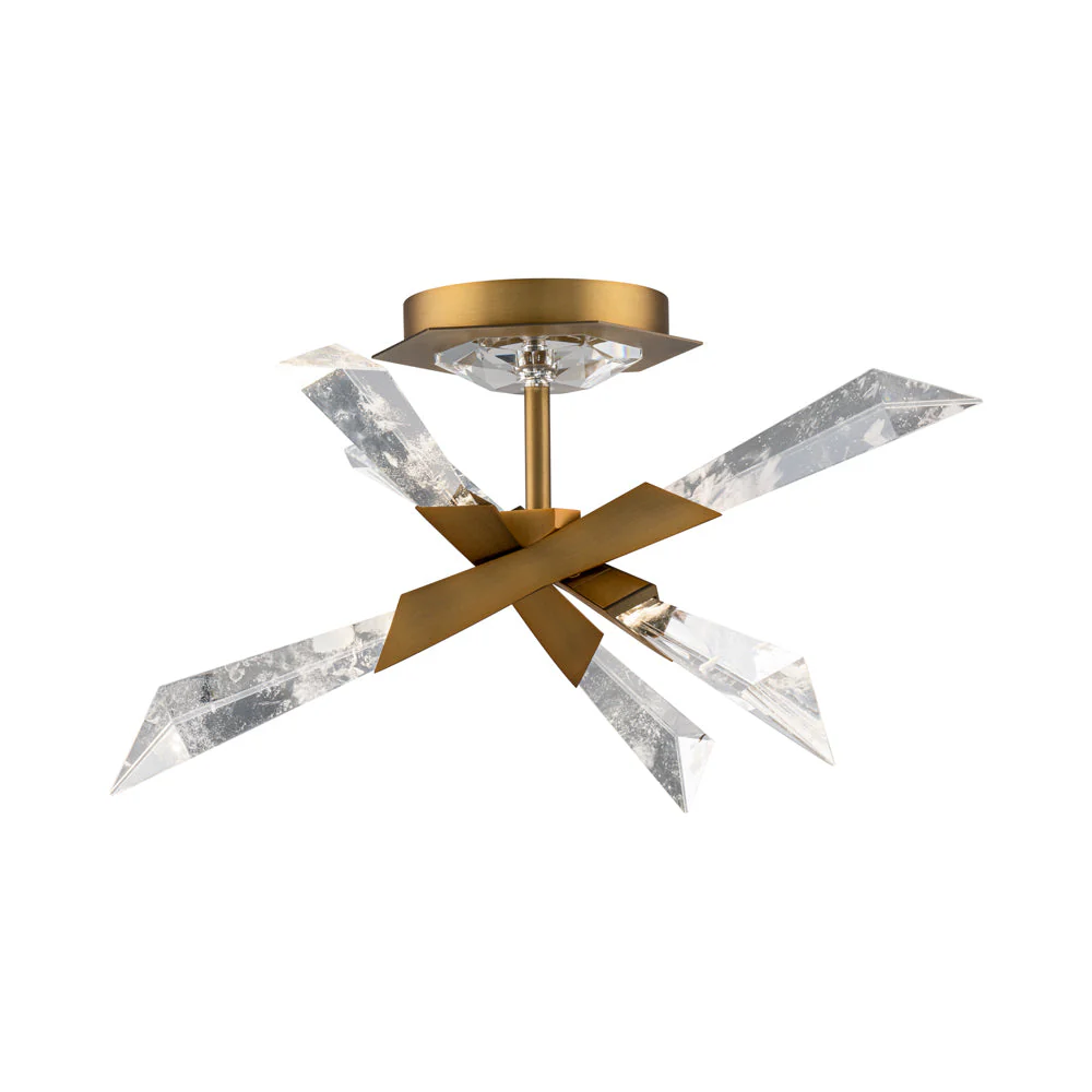 Solitu LED Semi Flush Mount Ceiling Light - Image 8