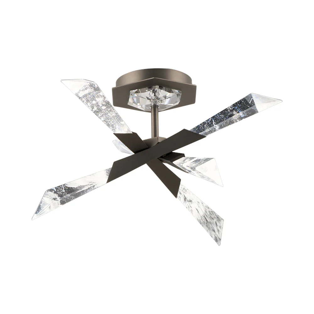 Solitu LED Semi Flush Mount Ceiling Light - Image 9