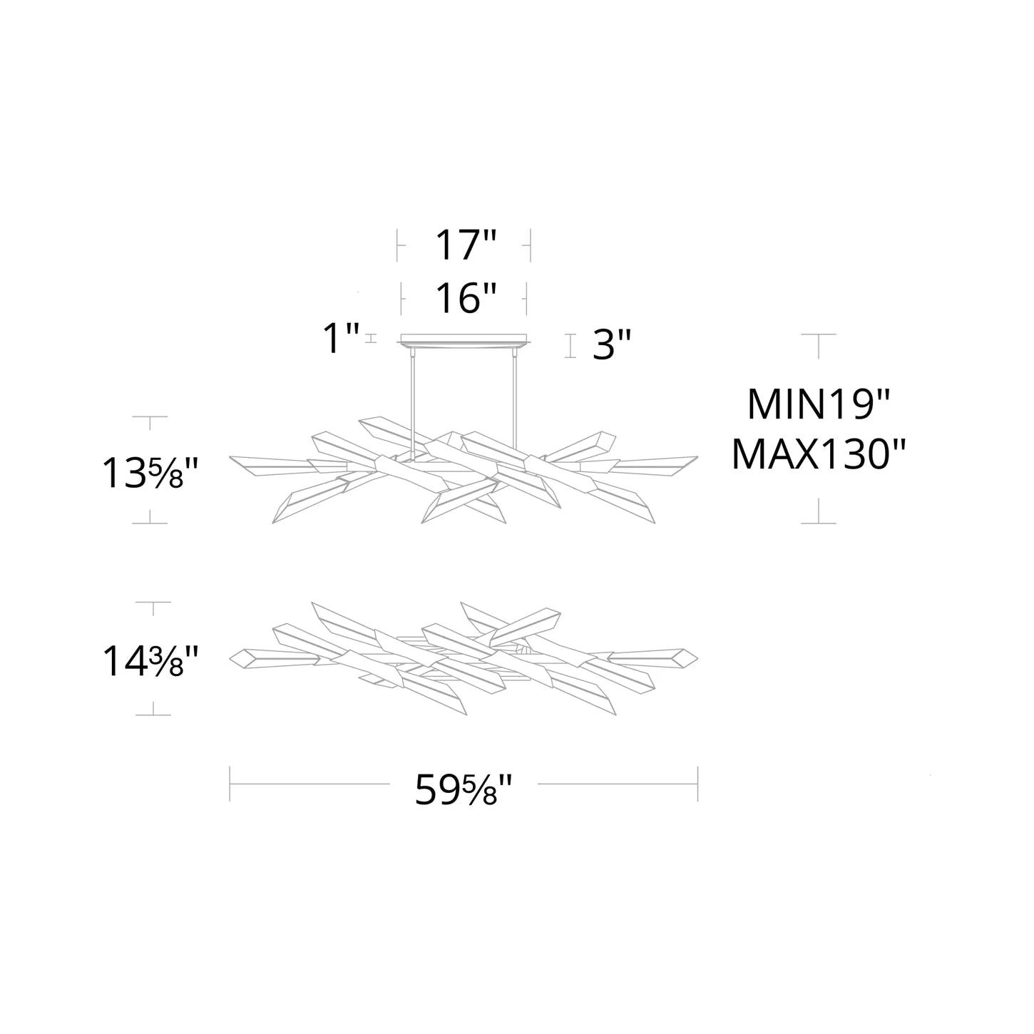 Solitude Linear LED Pendant Light - Image 4