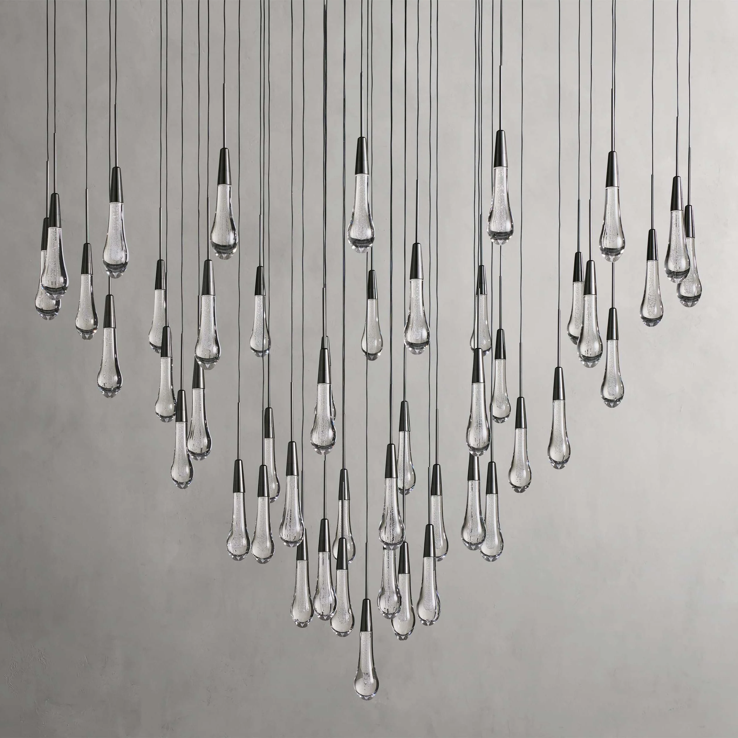 Soltaire Modern 17'' 24'' 36'' 58'' Round Chandelier Lighting - Image 11