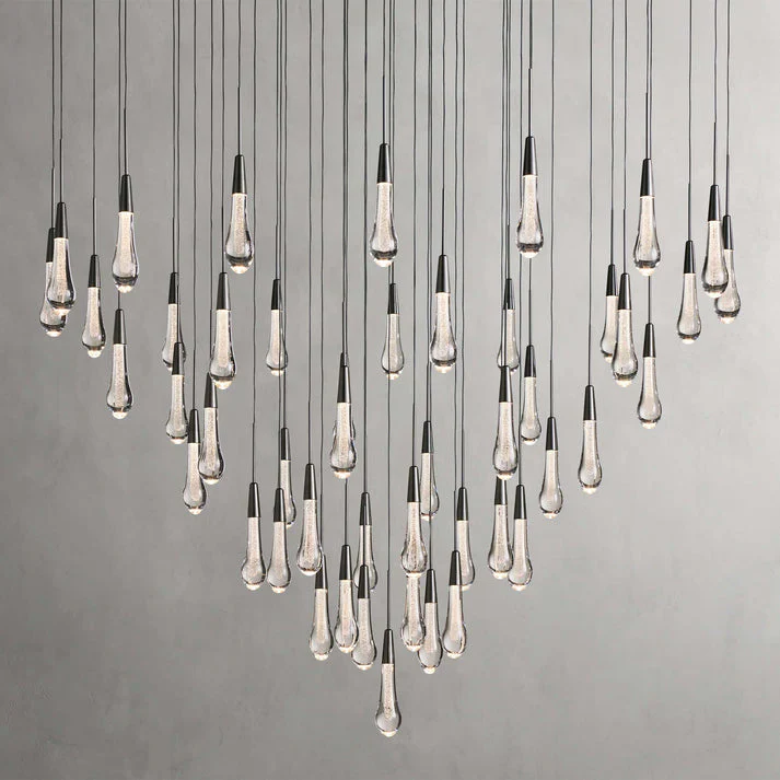 Soltaire Modern 17'' 24'' 36'' 58'' Round Chandelier Lighting - Image 12