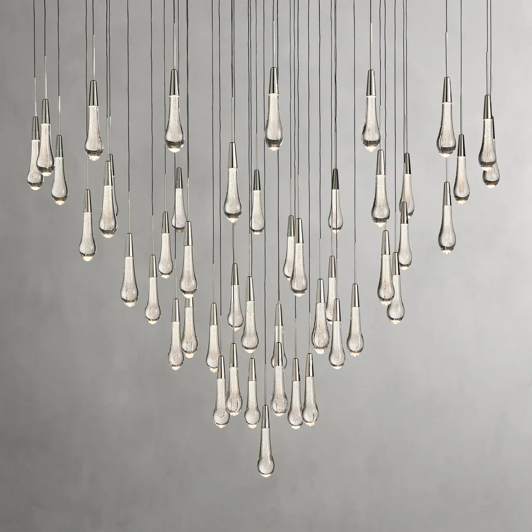Soltaire Modern 17'' 24'' 36'' 58'' Round Chandelier Lighting - Image 13
