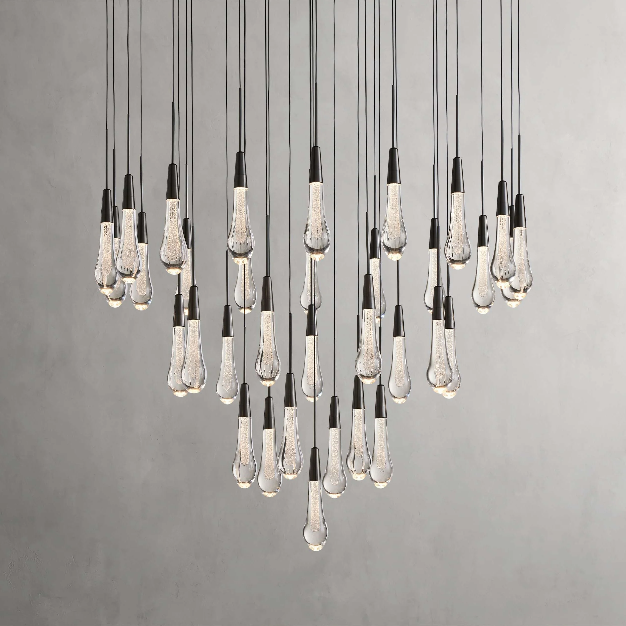 Soltaire Modern 17'' 24'' 36'' 58'' Round Chandelier Lighting - Image 14