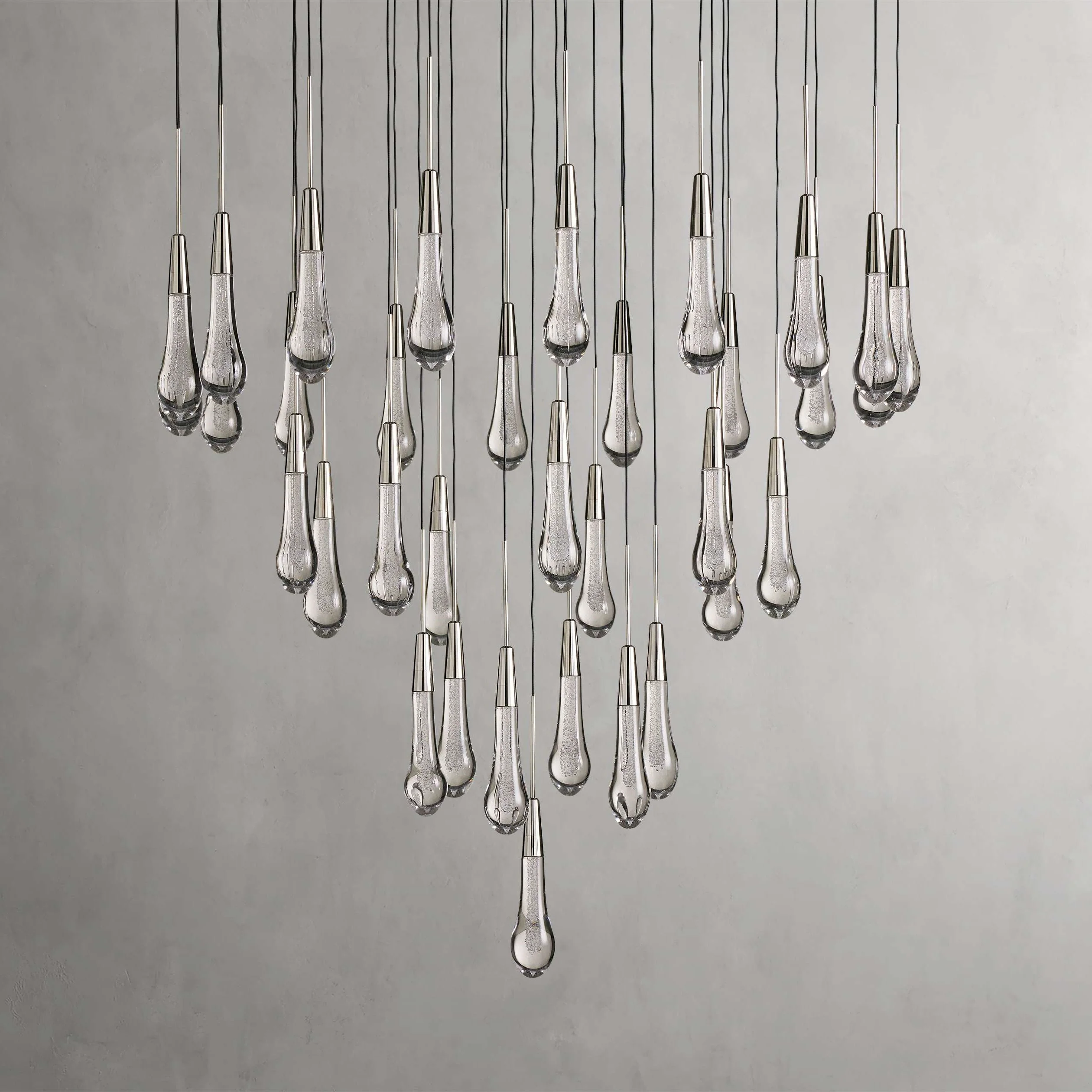 Soltaire Modern 17'' 24'' 36'' 58'' Round Chandelier Lighting - Image 15