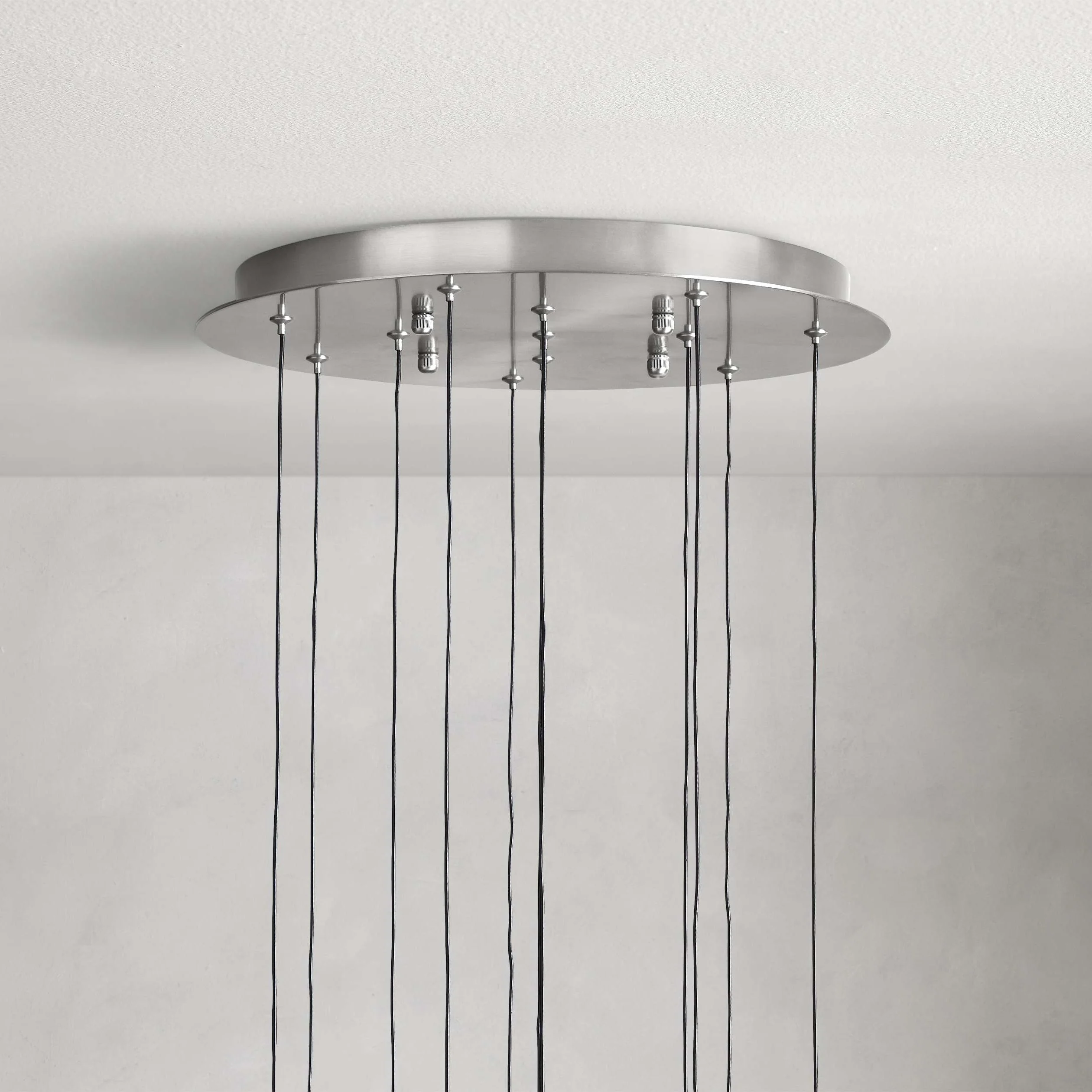Soltaire Modern 17'' 24'' 36'' 58'' Round Chandelier Lighting - Image 17