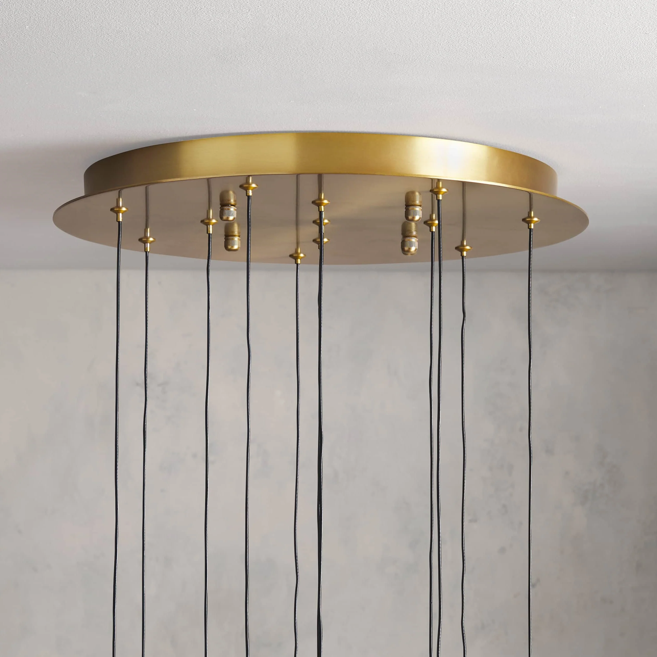 Soltaire Modern 17'' 24'' 36'' 58'' Round Chandelier Lighting - Image 22