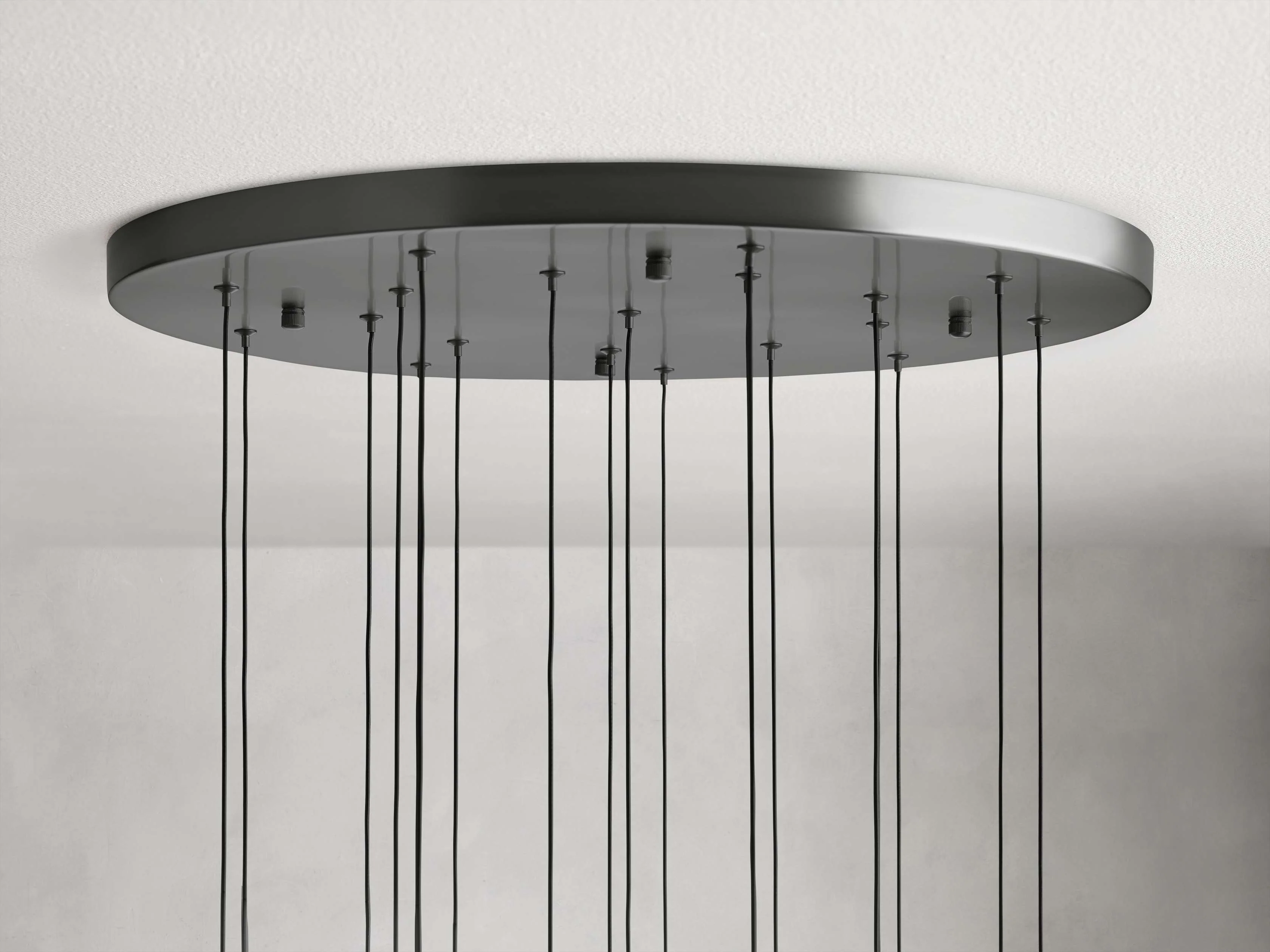 Soltaire Modern 17'' 24'' 36'' 58'' Round Chandelier Lighting - Image 24