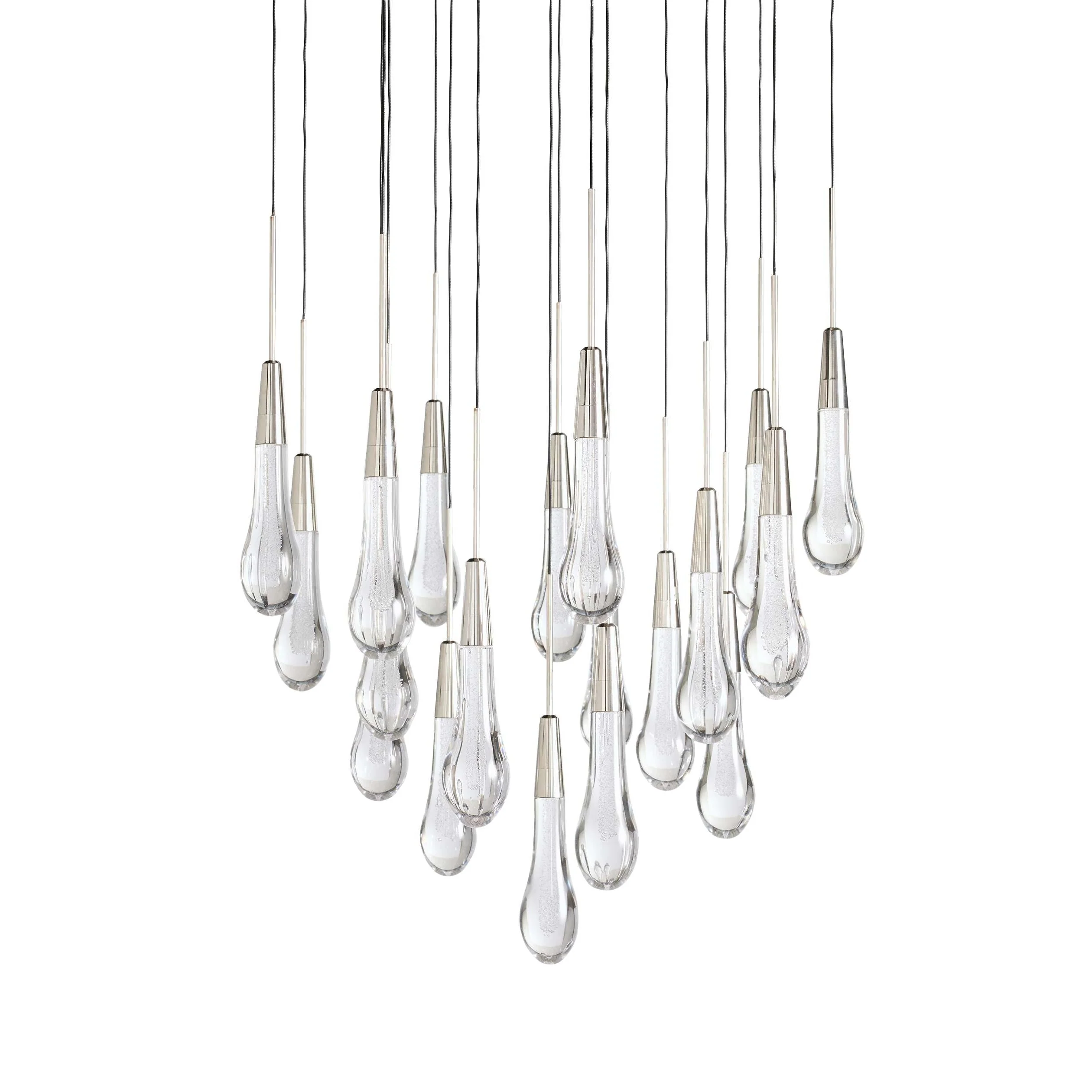 Soltaire Modern 17'' 24'' 36'' 58'' Round Chandelier Lighting - Image 27