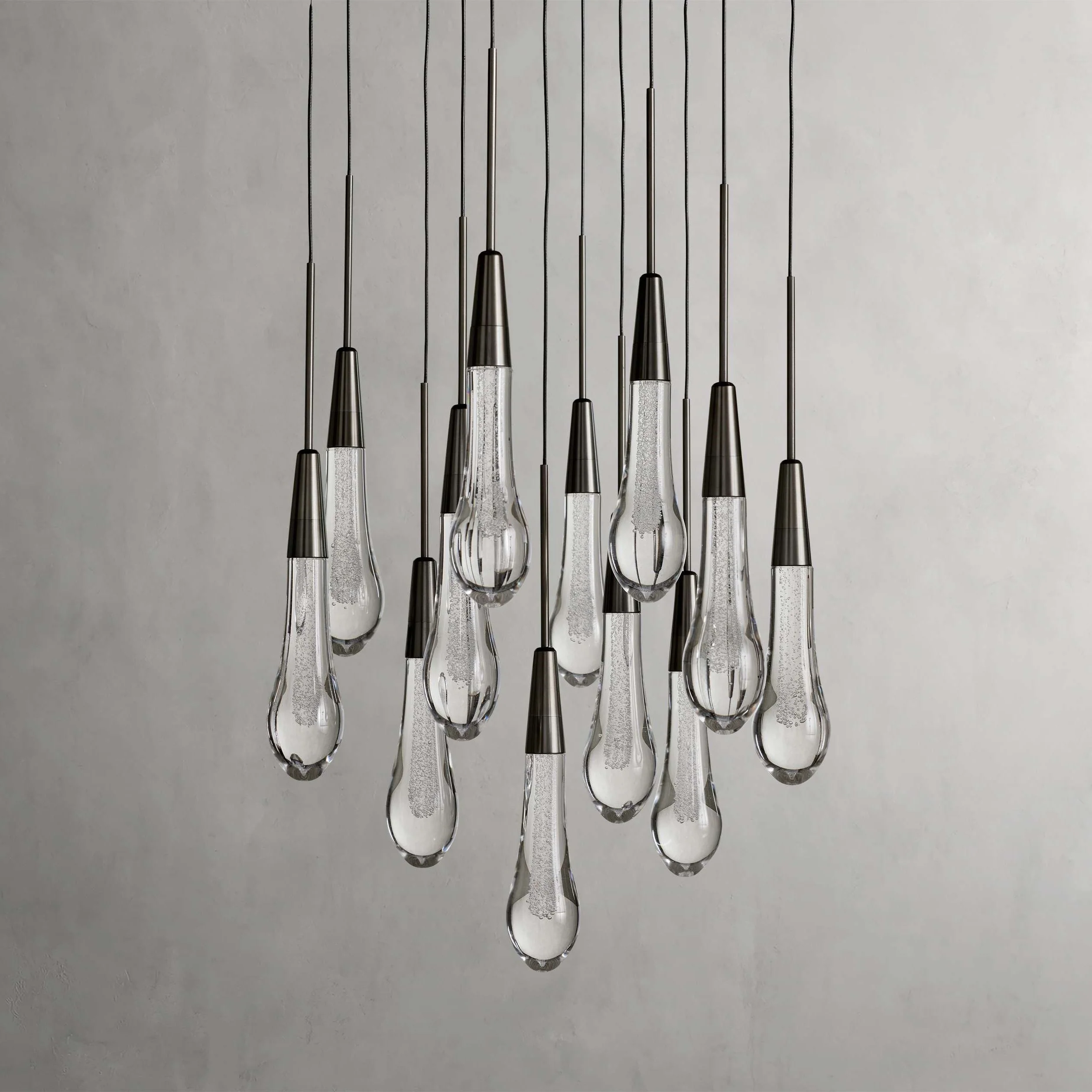 Soltaire Modern 17'' 24'' 36'' 58'' Round Chandelier Lighting - Image 3