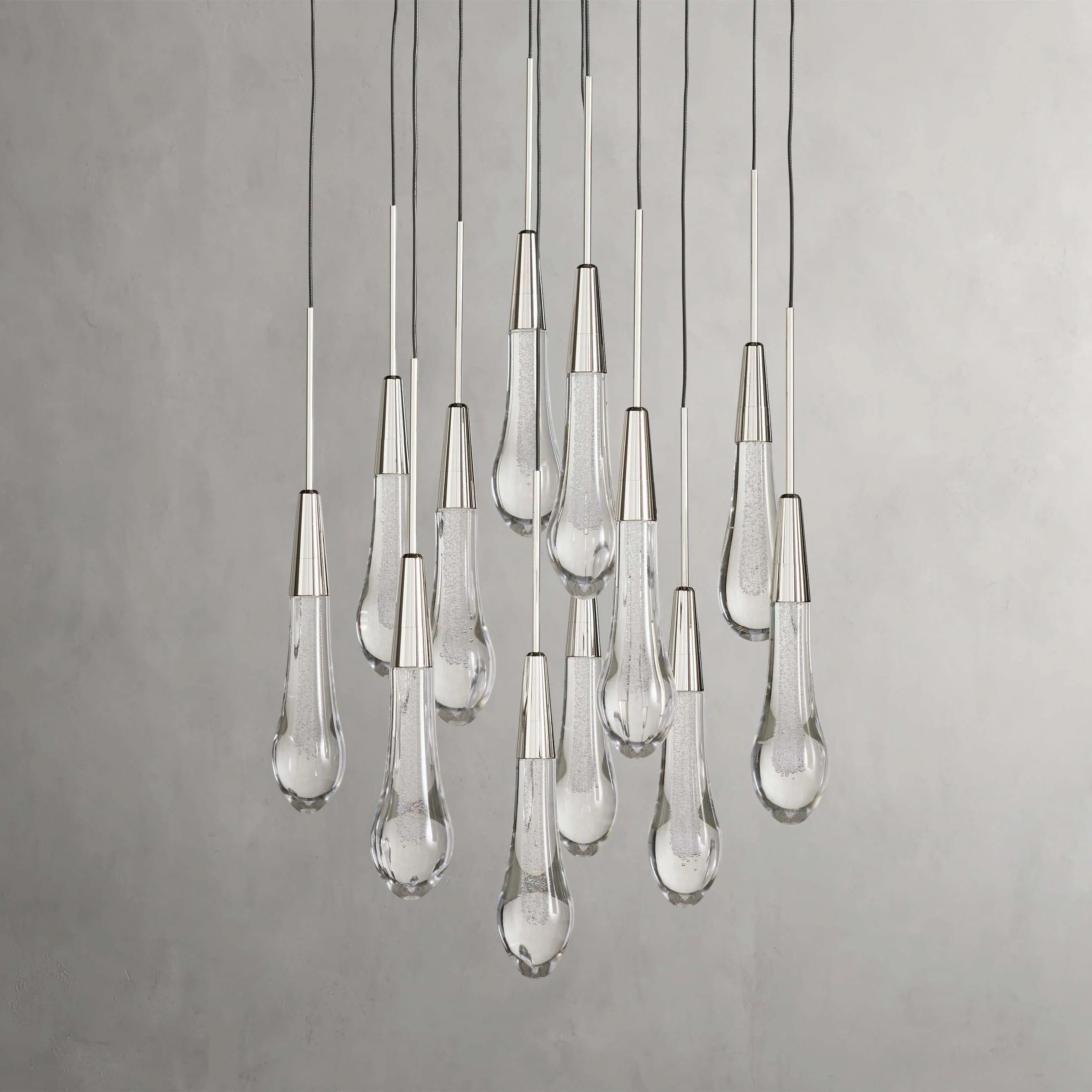 Soltaire Modern 17'' 24'' 36'' 58'' Round Chandelier Lighting - Image 33