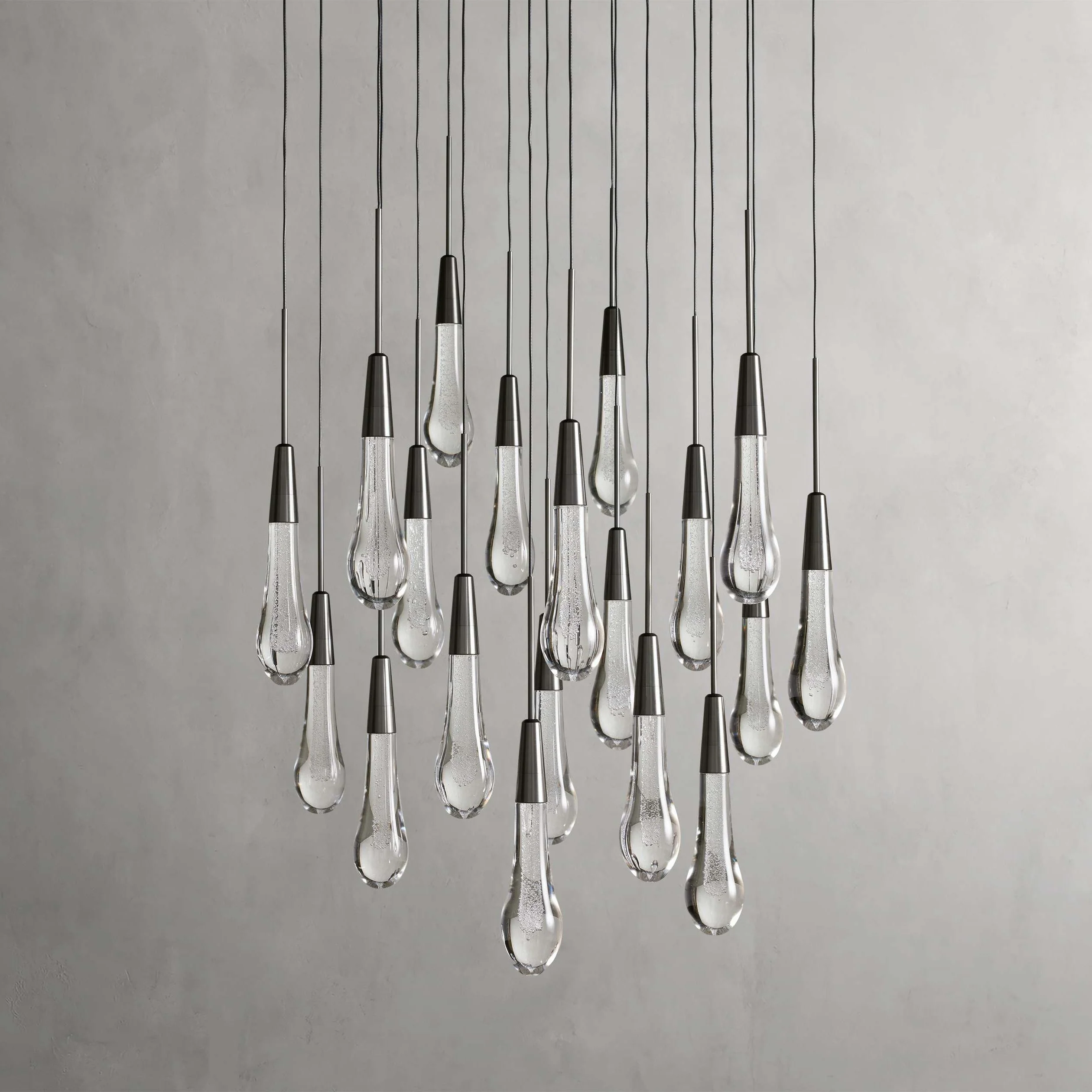 Soltaire Modern 17'' 24'' 36'' 58'' Round Chandelier Lighting - Image 34