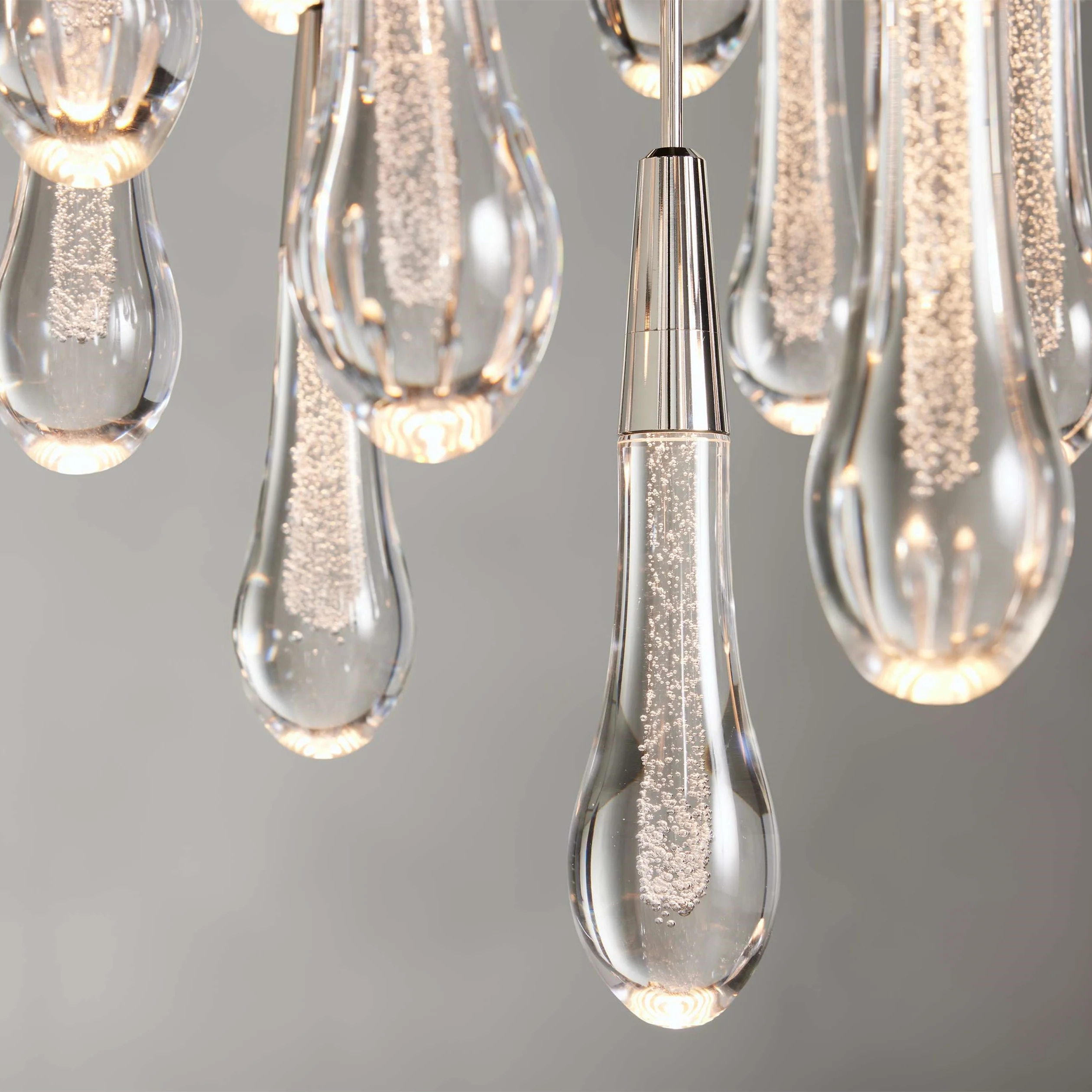 Soltaire Modern 17'' 24'' 36'' 58'' Round Chandelier Lighting - Image 35