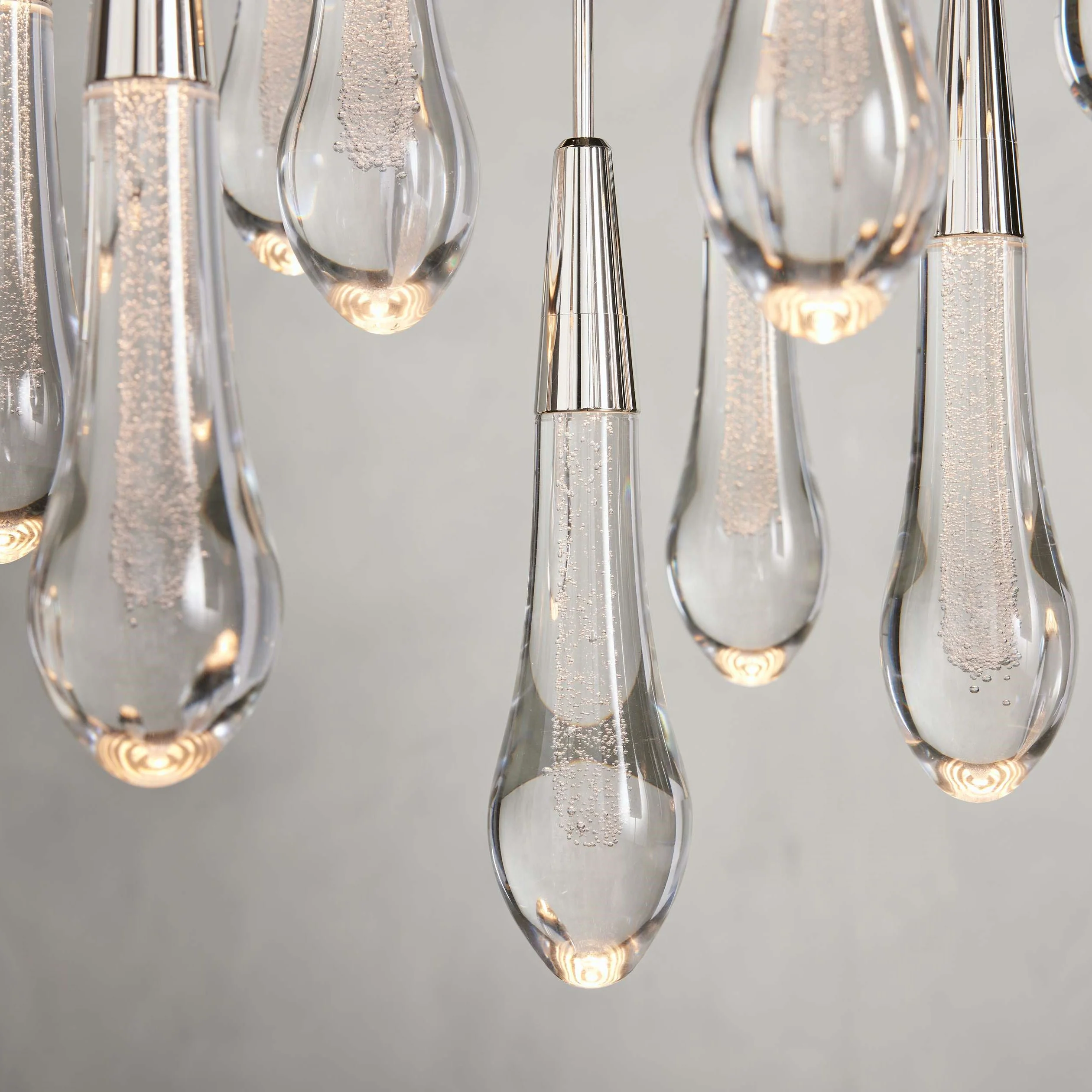 Soltaire Modern 17'' 24'' 36'' 58'' Round Chandelier Lighting - Image 5