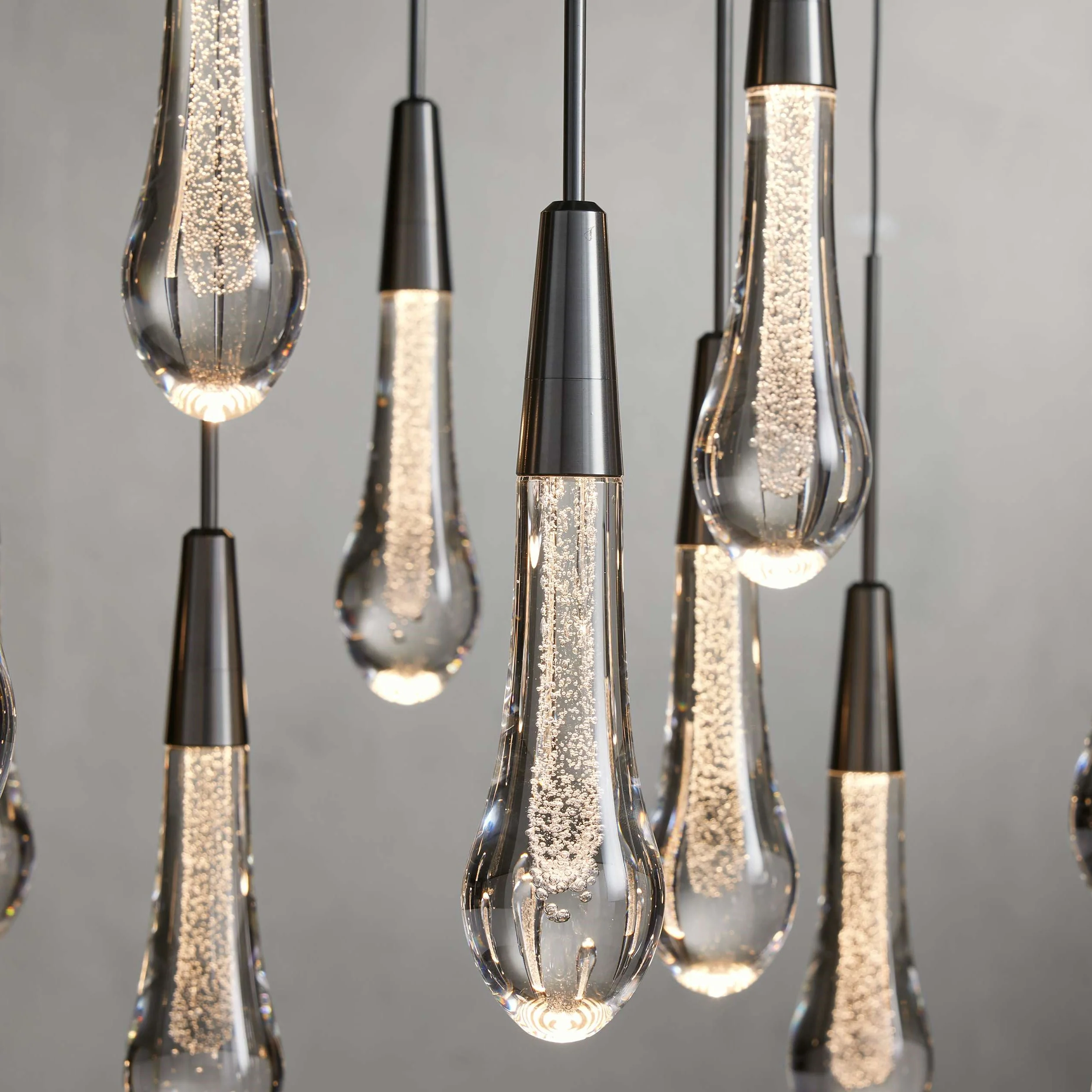 Soltaire Modern 17'' 24'' 36'' 58'' Round Chandelier Lighting - Image 6