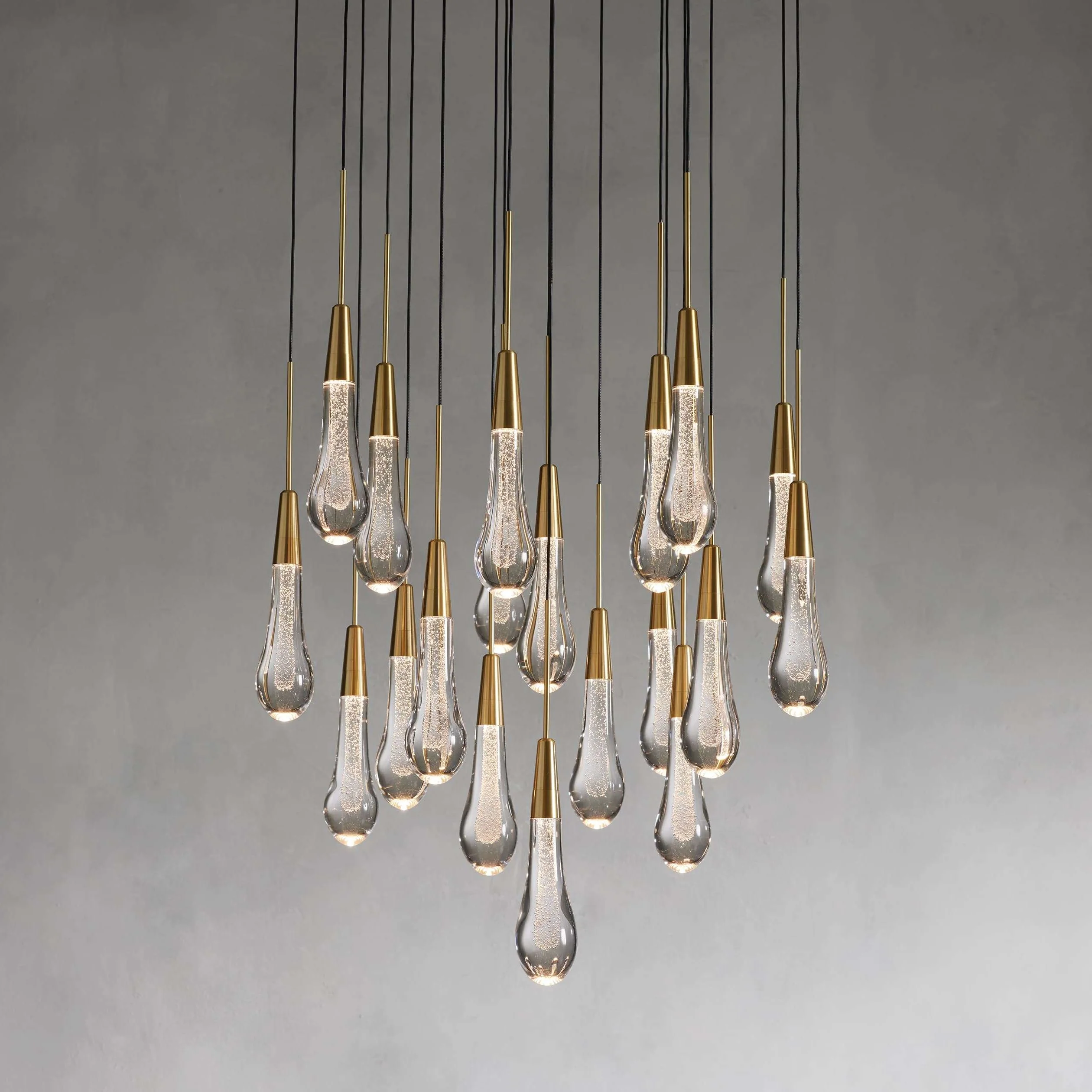 Soltaire Modern 17'' 24'' 36'' 58'' Round Chandelier Lighting - Image 7