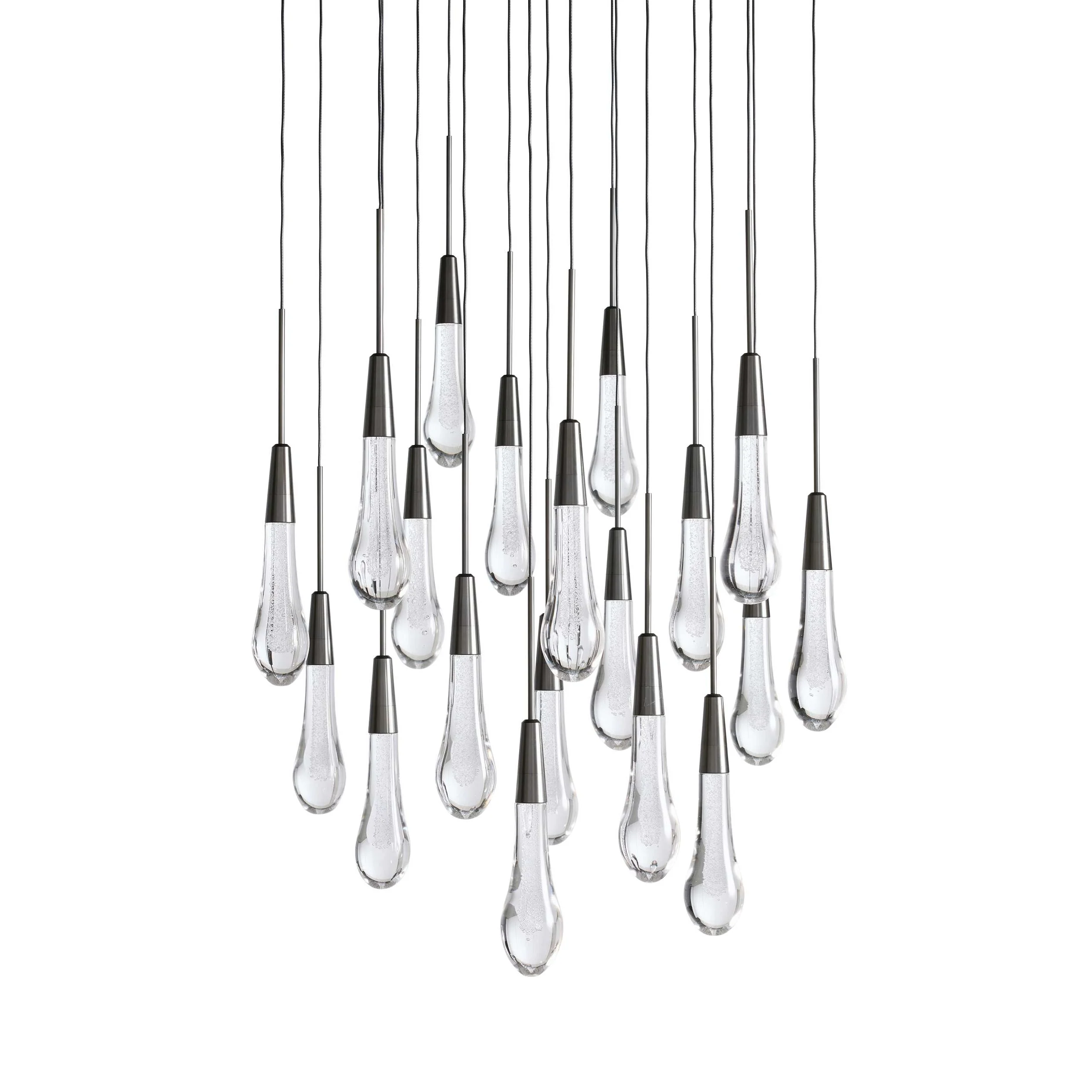 Soltaire Modern 17'' 24'' 36'' 58'' Round Chandelier Lighting - Image 8