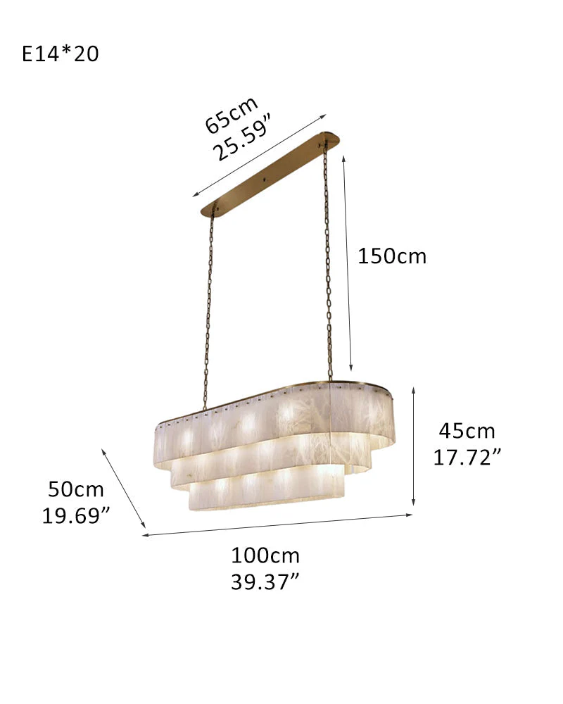 Stairwell Luxury Modern LED High Ceiling Large Alabaster Chandelier - Image 22