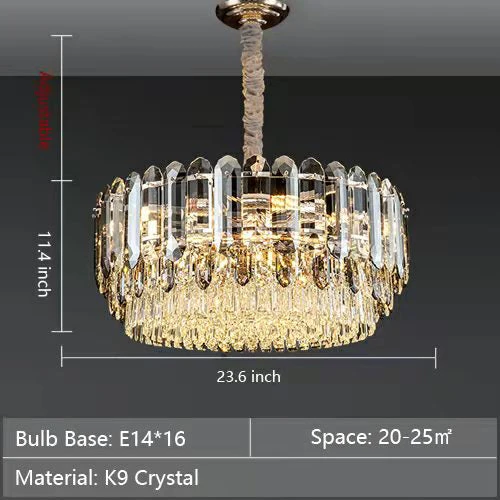 Luxury Smoke Gray  K9 Crystal Chandeliers for Dining Room/Living Room - Image 17