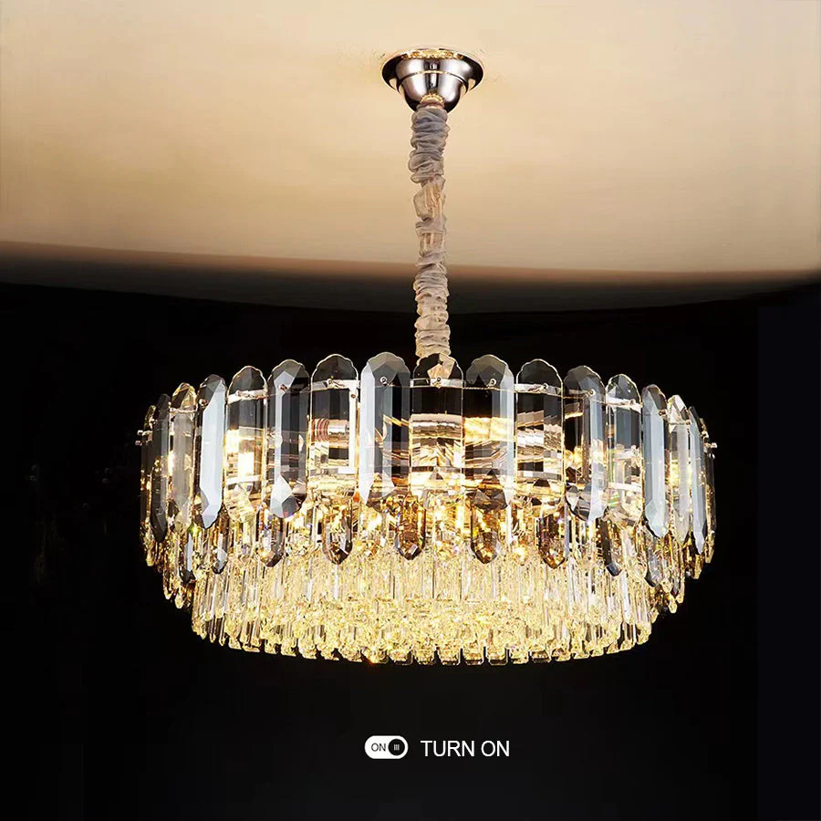 Luxury Smoke Gray  K9 Crystal Chandeliers for Dining Room/Living Room - Image 22
