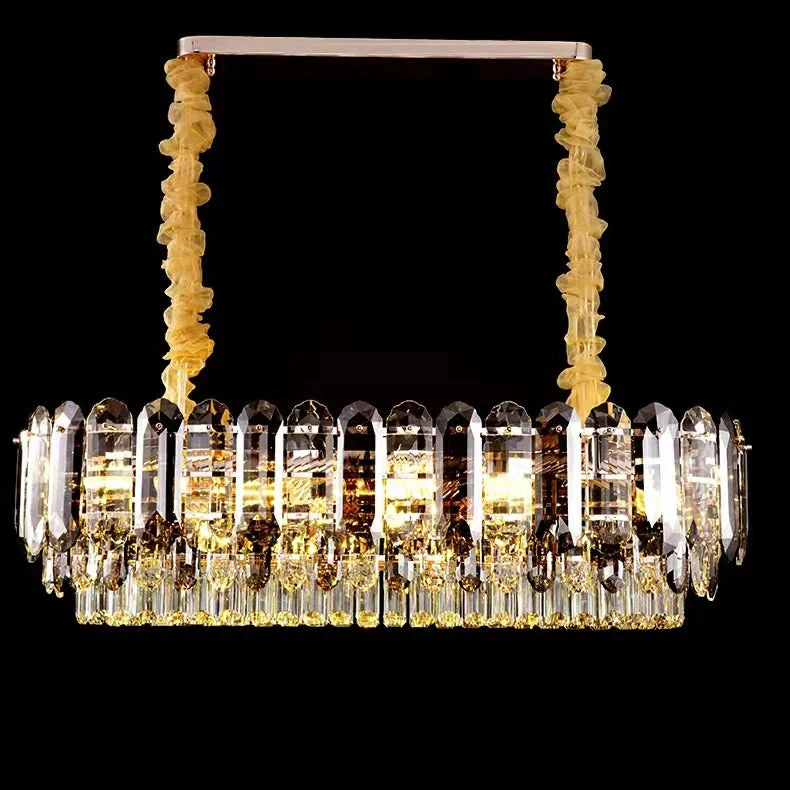 Luxury Smoke Gray  K9 Crystal Chandeliers for Dining Room/Living Room - Image 3