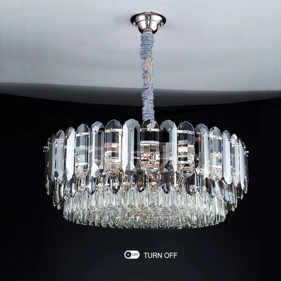 Luxury Smoke Gray  K9 Crystal Chandeliers for Dining Room/Living Room - Image 4