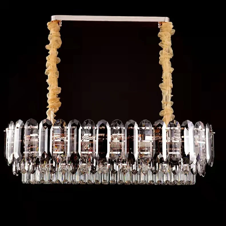 Luxury Smoke Gray  K9 Crystal Chandeliers for Dining Room/Living Room - Image 9
