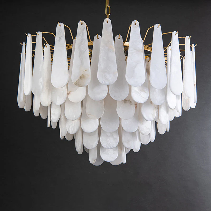 Stella Spanish Alabaster Luxury Lighting Fixtures, Elegant Chandeliers - Image 3