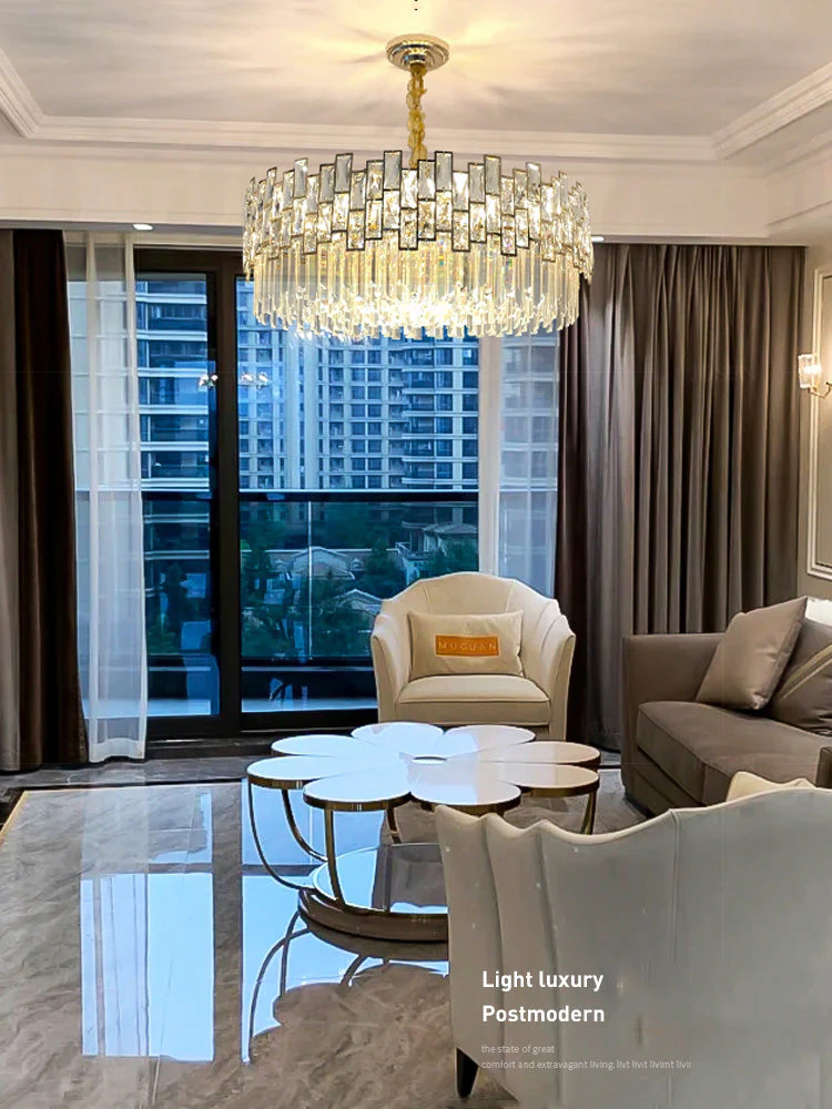 Palo clear Crystal Round Chandelier - Image 12