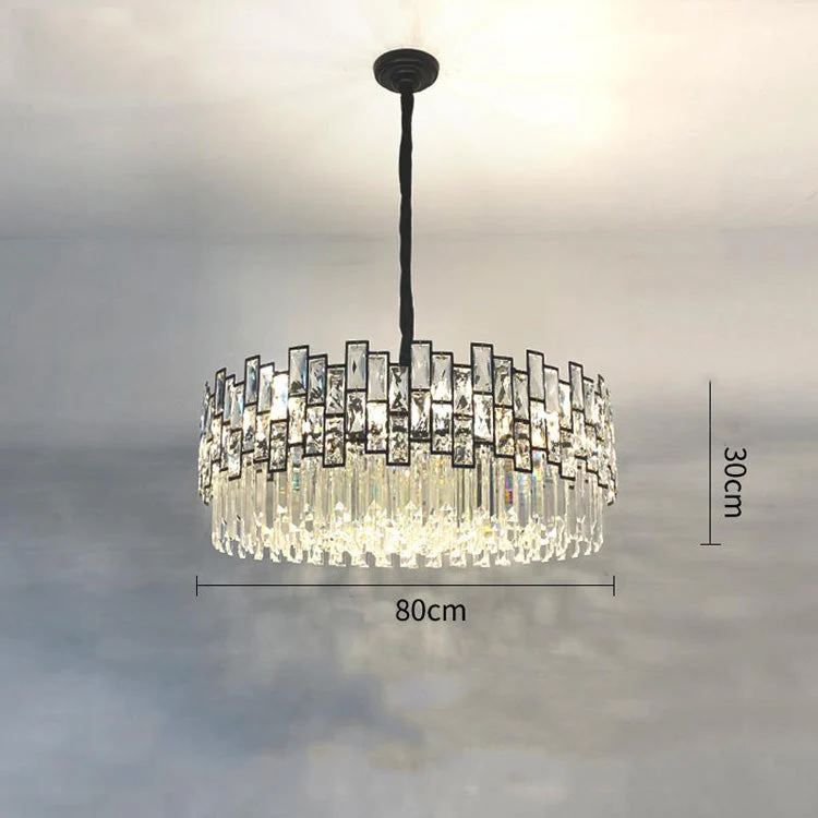 Palo clear Crystal Round Chandelier - Image 3