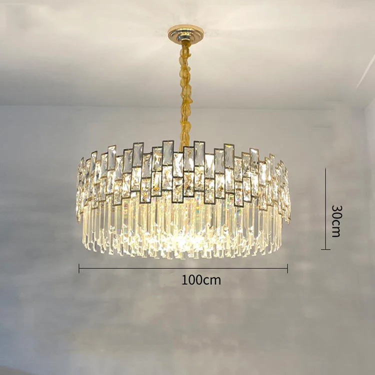 Palo clear Crystal Round Chandelier - Image 4