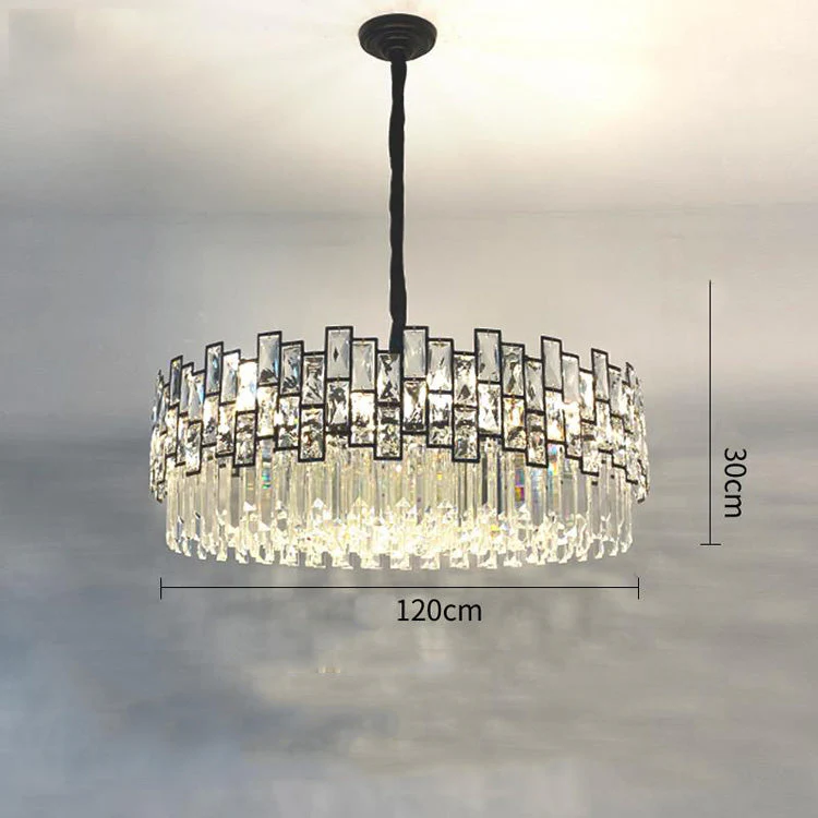 Palo clear Crystal Round Chandelier - Image 7