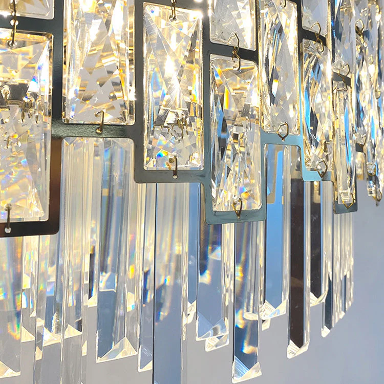 Palo clear Crystal Round Chandelier - Image 9