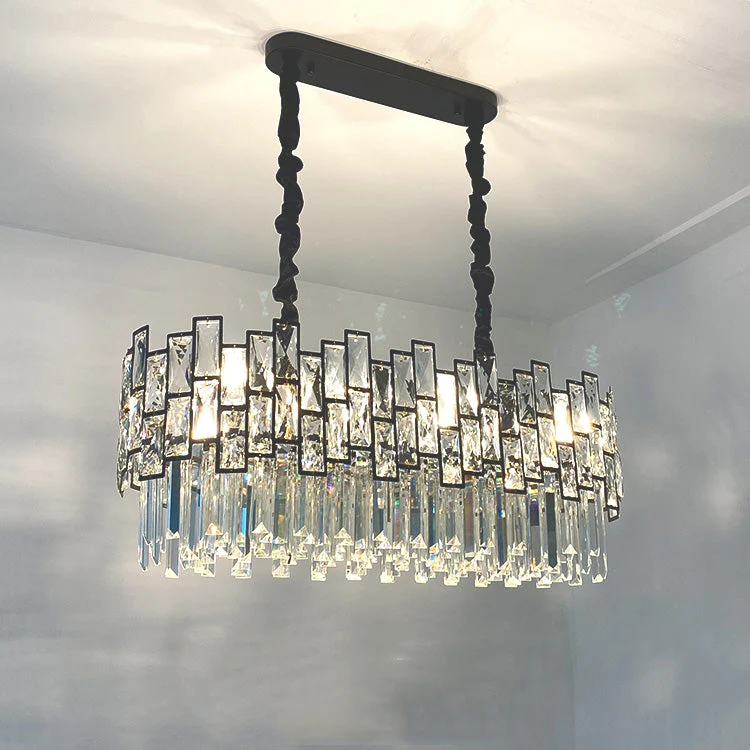 Palo clear Linear Chandelier for Kitchen Island - Image 10