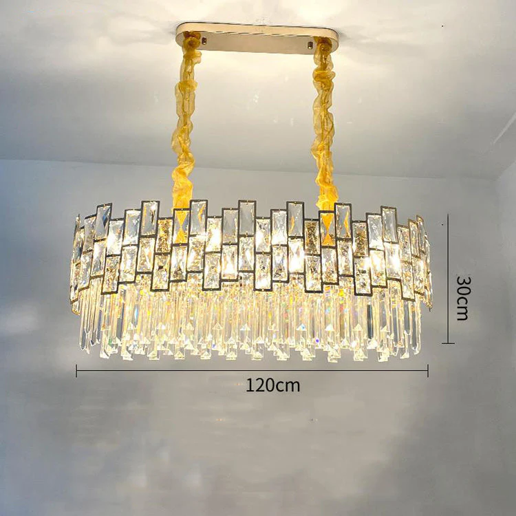 Palo clear Linear Chandelier for Kitchen Island - Image 4