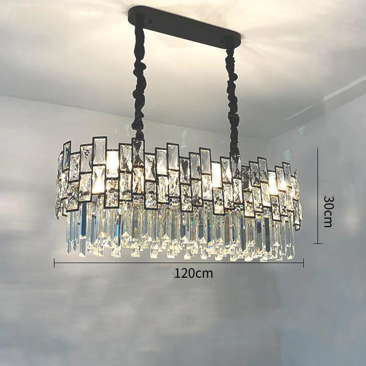 Palo clear Linear Chandelier for Kitchen Island - Image 5
