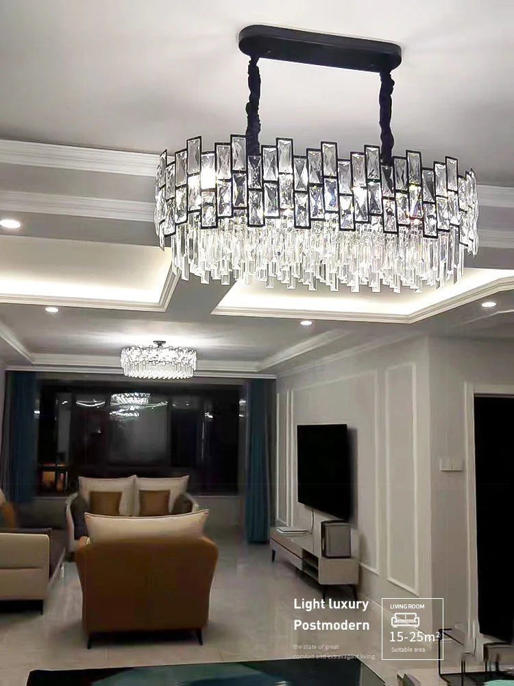 Palo clear Linear Chandelier for Kitchen Island - Image 7
