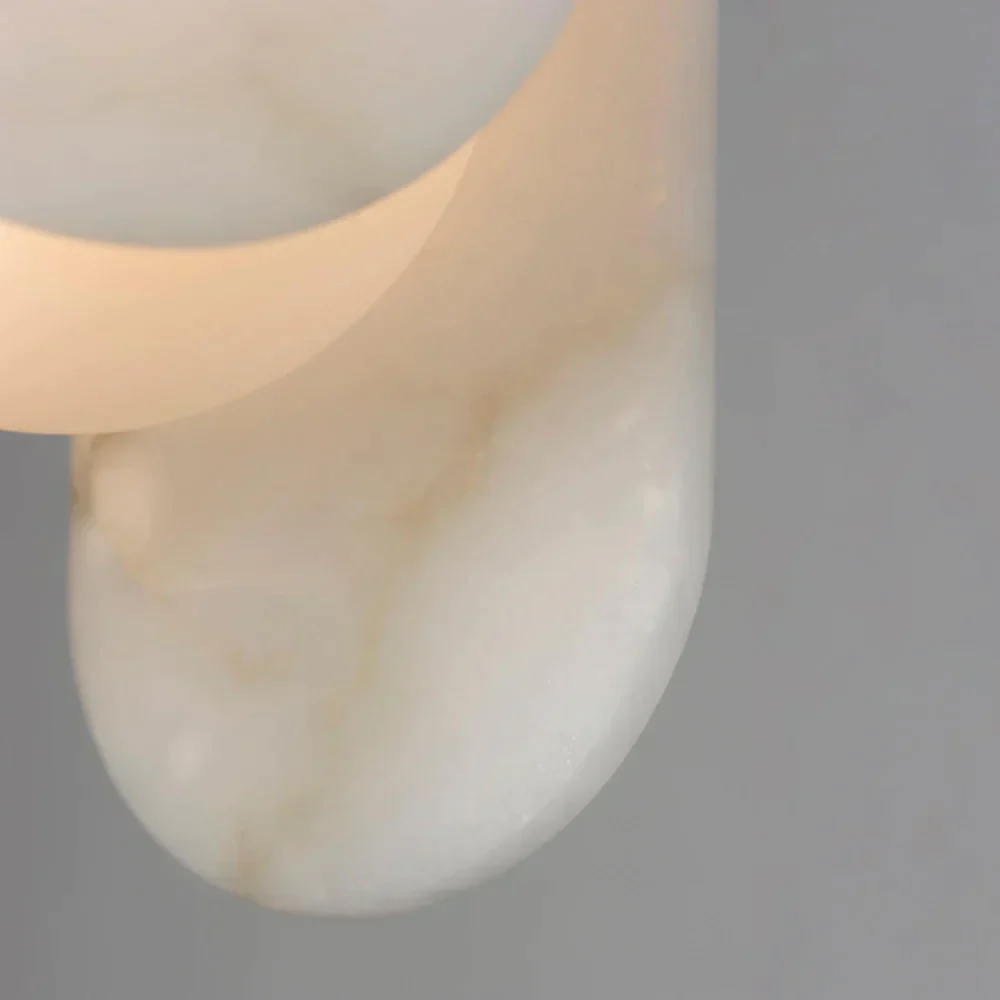 Studio M Alabaster Megalith Single Pendant - Image 11