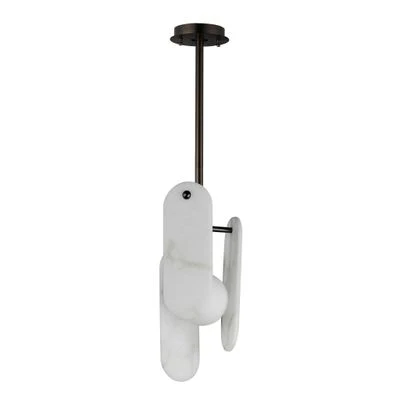 Studio M Alabaster Megalith Single Pendant - Image 2