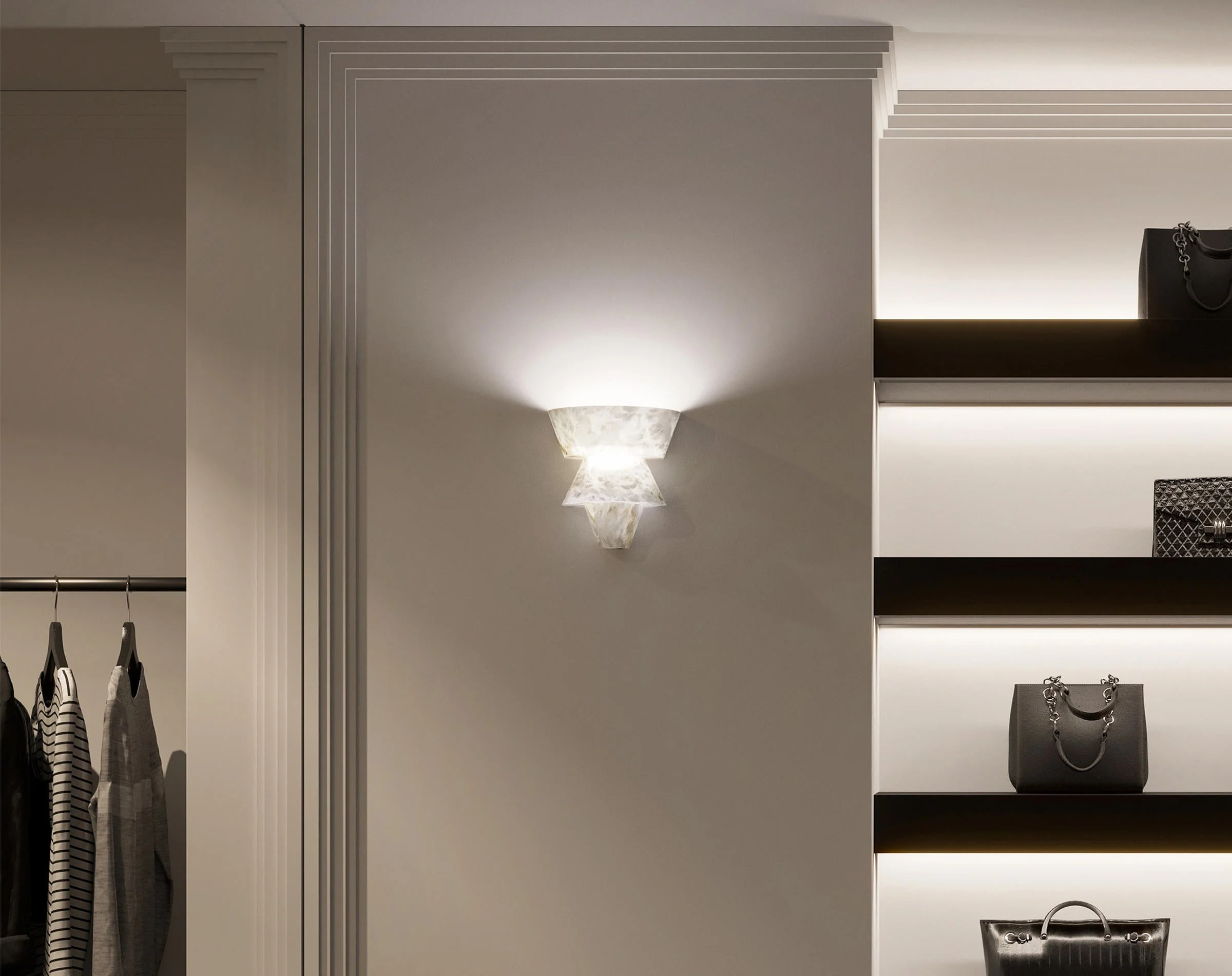 Suri Alabaster Wall Sconce - Image 3