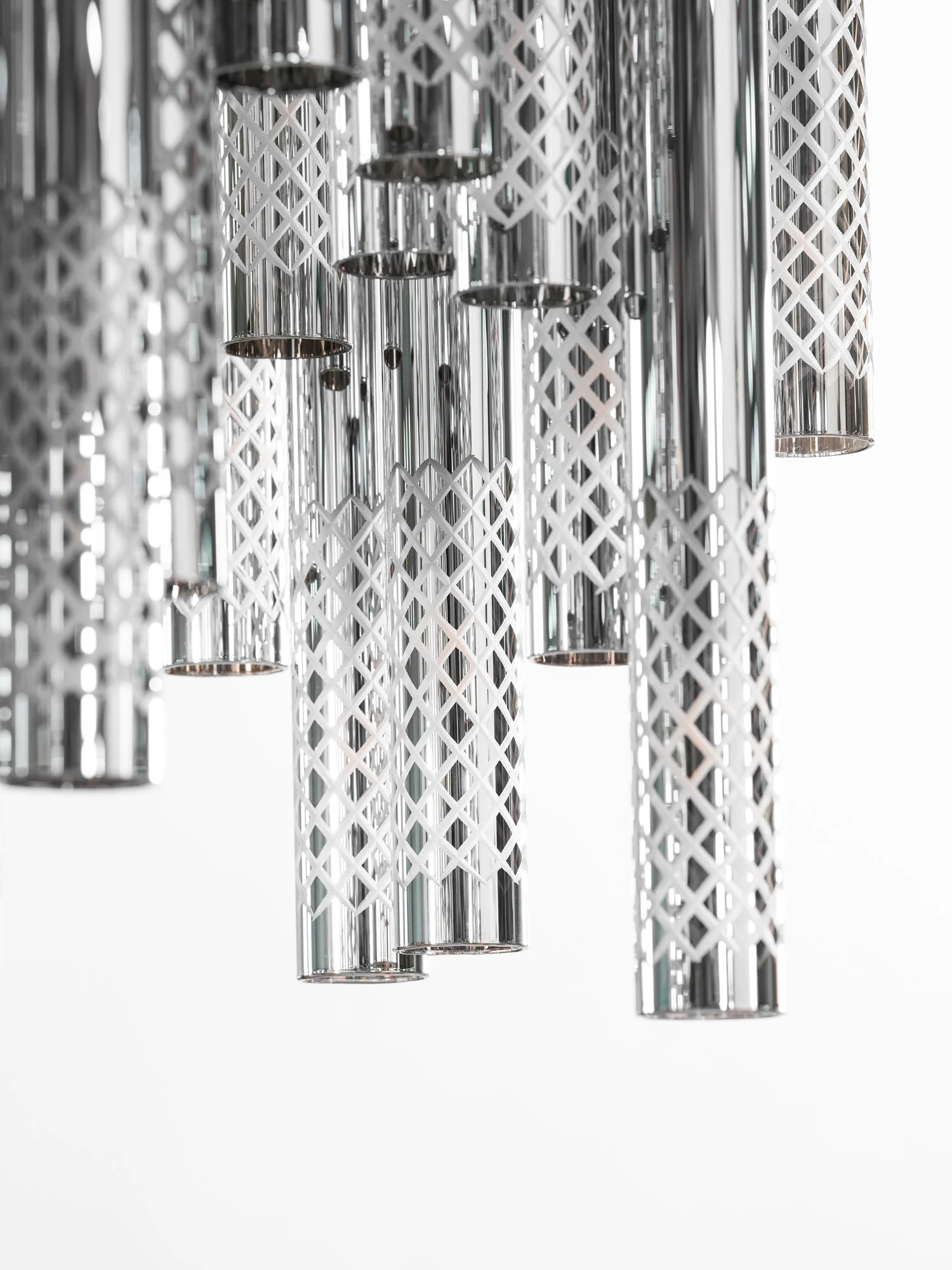 Galaxy Symphony Orchestra Meteor Shower Crystal Spiral Chandelier - Image 12