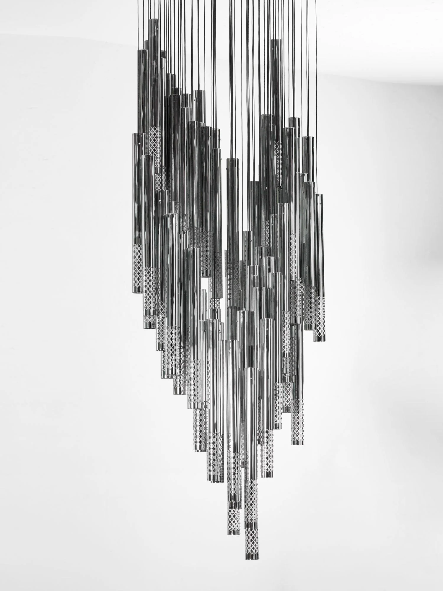 Galaxy Symphony Orchestra Meteor Shower Crystal Spiral Chandelier - Image 18