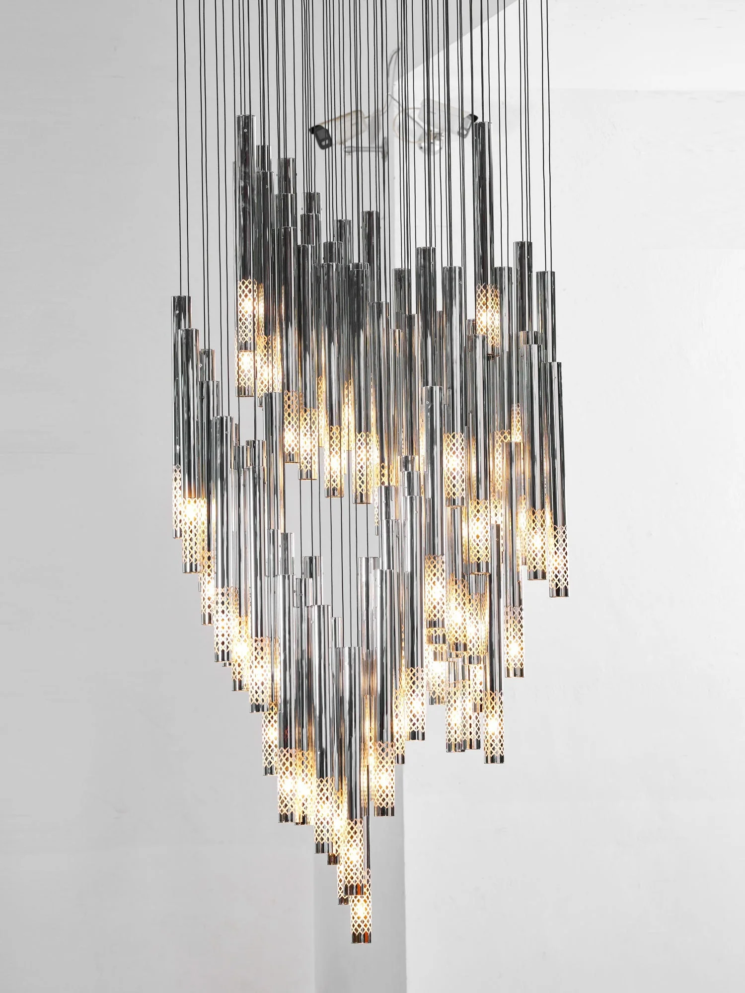 Galaxy Symphony Orchestra Meteor Shower Crystal Spiral Chandelier - Image 20