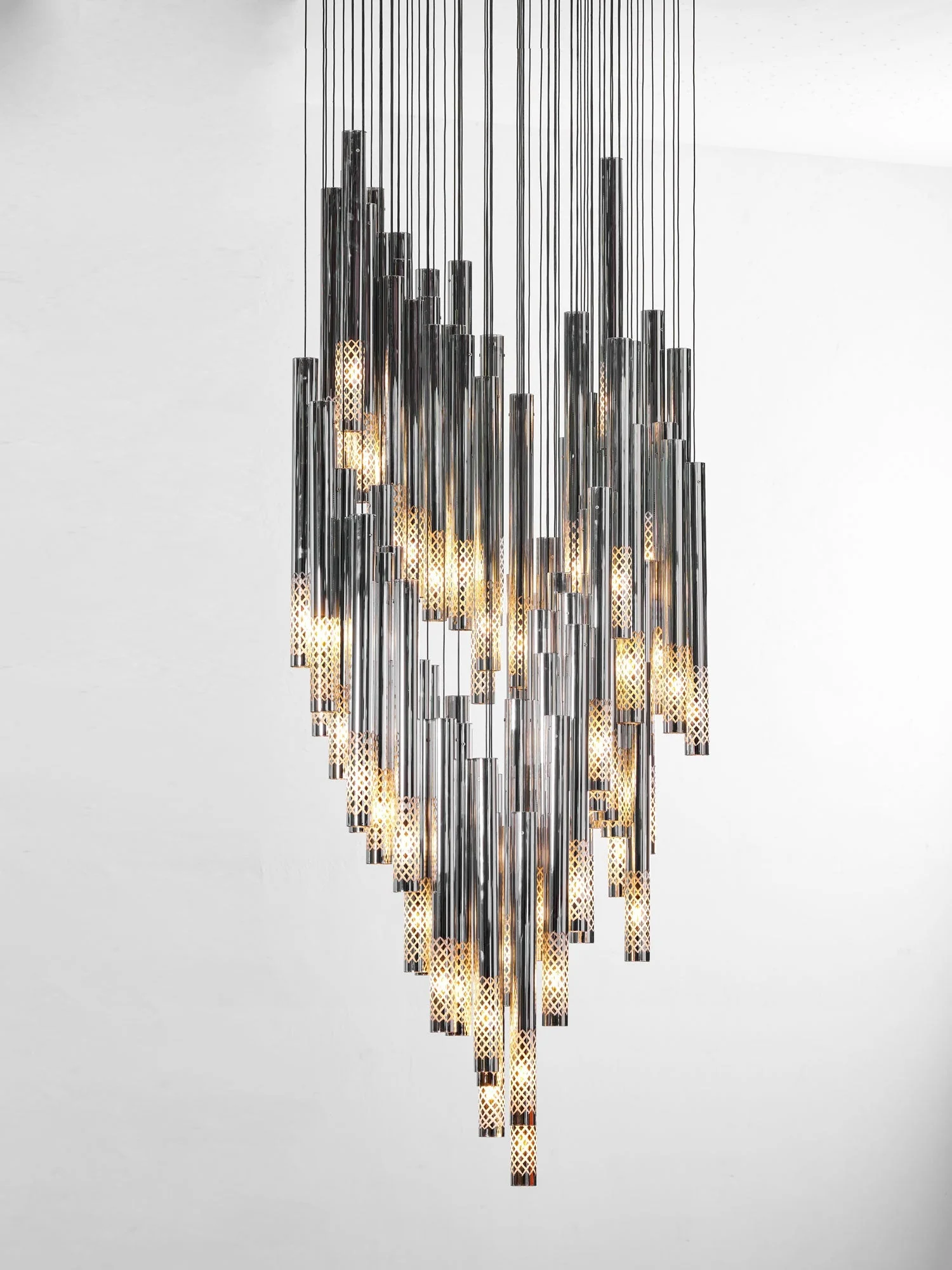 Galaxy Symphony Orchestra Meteor Shower Crystal Spiral Chandelier - Image 21