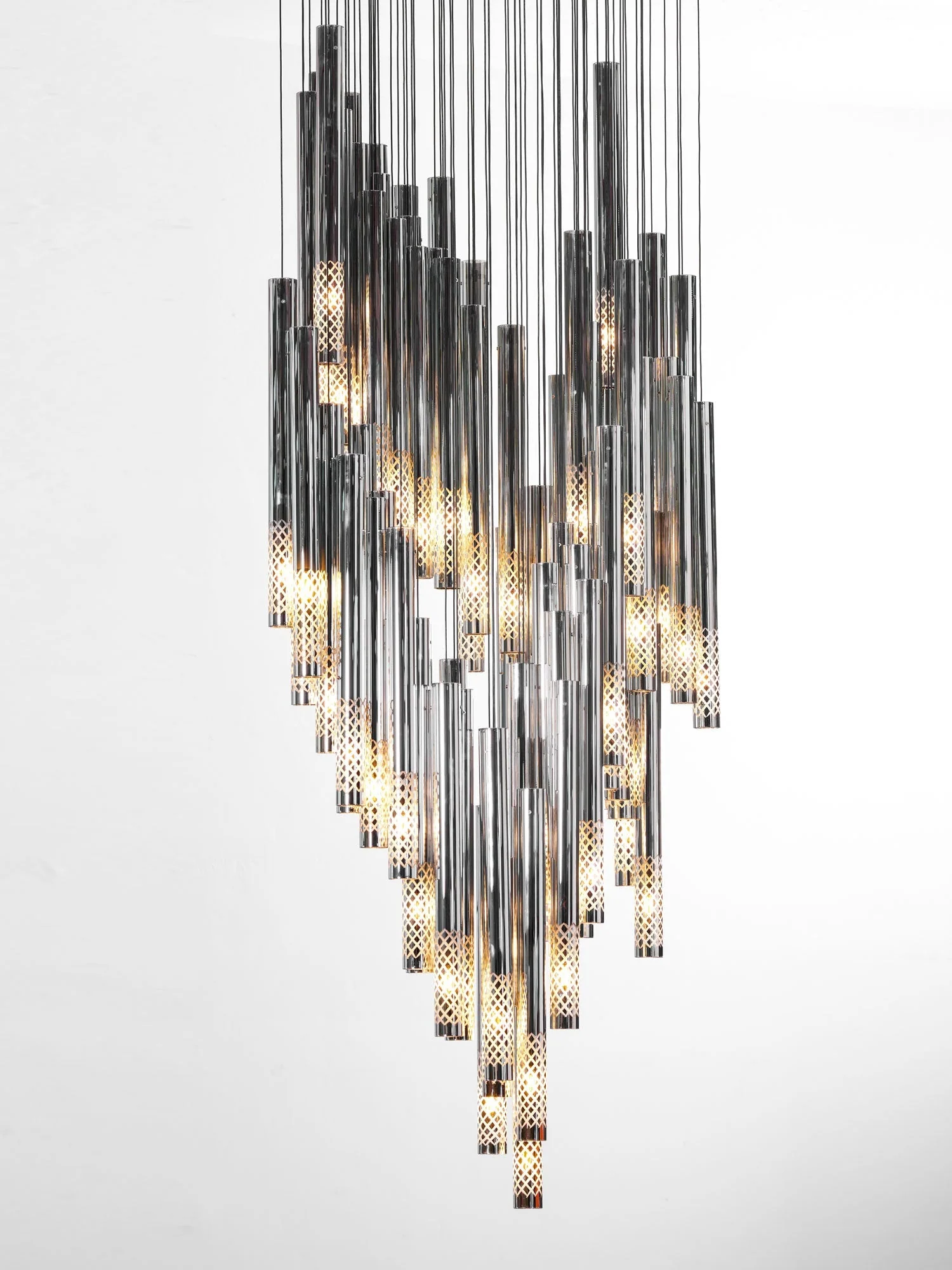 Galaxy Symphony Orchestra Meteor Shower Crystal Spiral Chandelier - Image 22