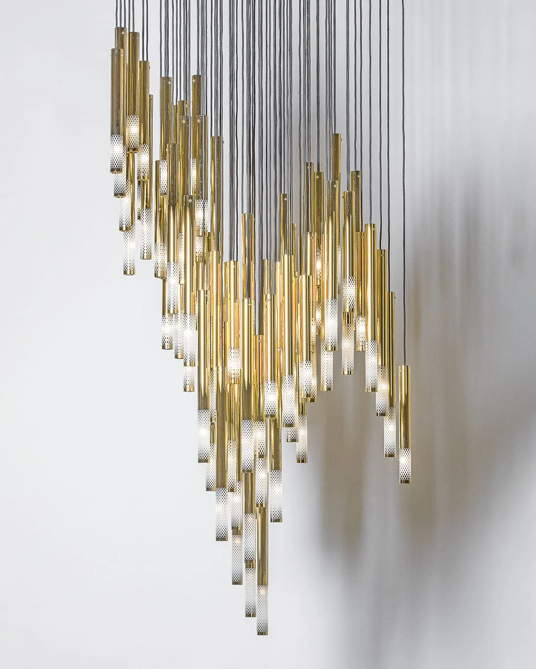Galaxy Symphony Orchestra Meteor Shower Crystal Spiral Chandelier - Image 23