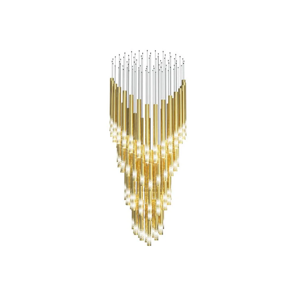 Galaxy Symphony Orchestra Meteor Shower Crystal Spiral Chandelier - Image 26