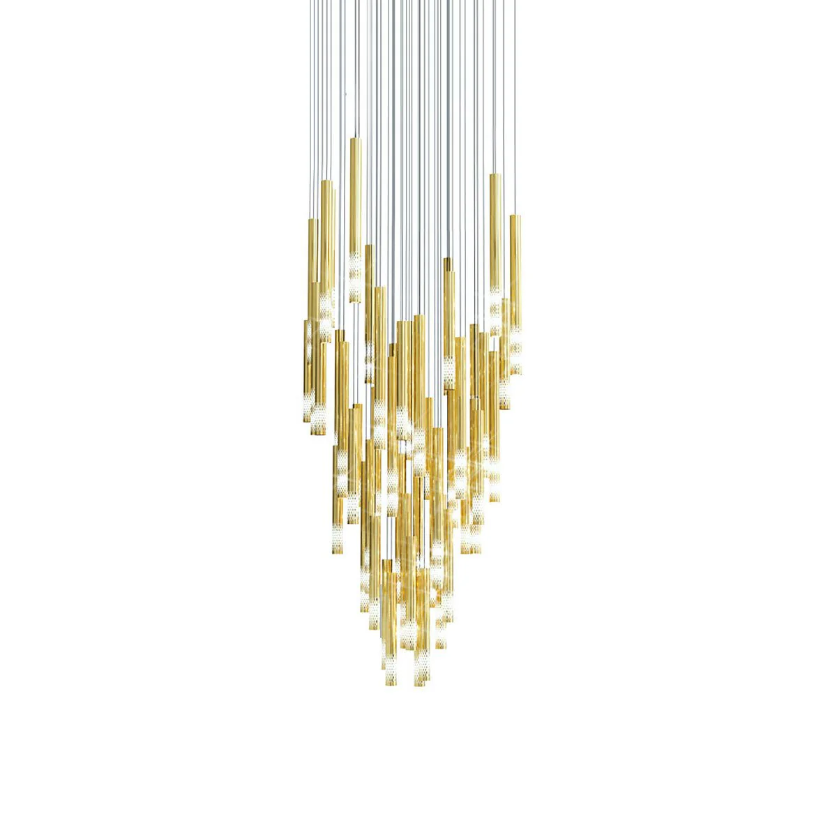 Galaxy Symphony Orchestra Meteor Shower Crystal Spiral Chandelier - Image 33