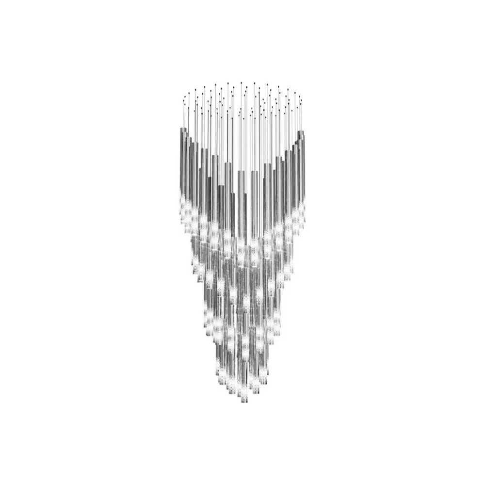 Galaxy Symphony Orchestra Meteor Shower Crystal Spiral Chandelier - Image 37