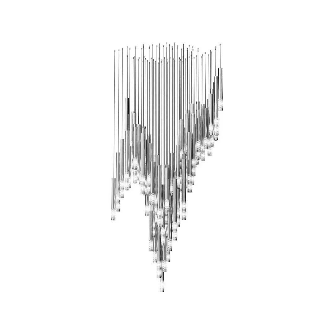Galaxy Symphony Orchestra Meteor Shower Crystal Spiral Chandelier - Image 38