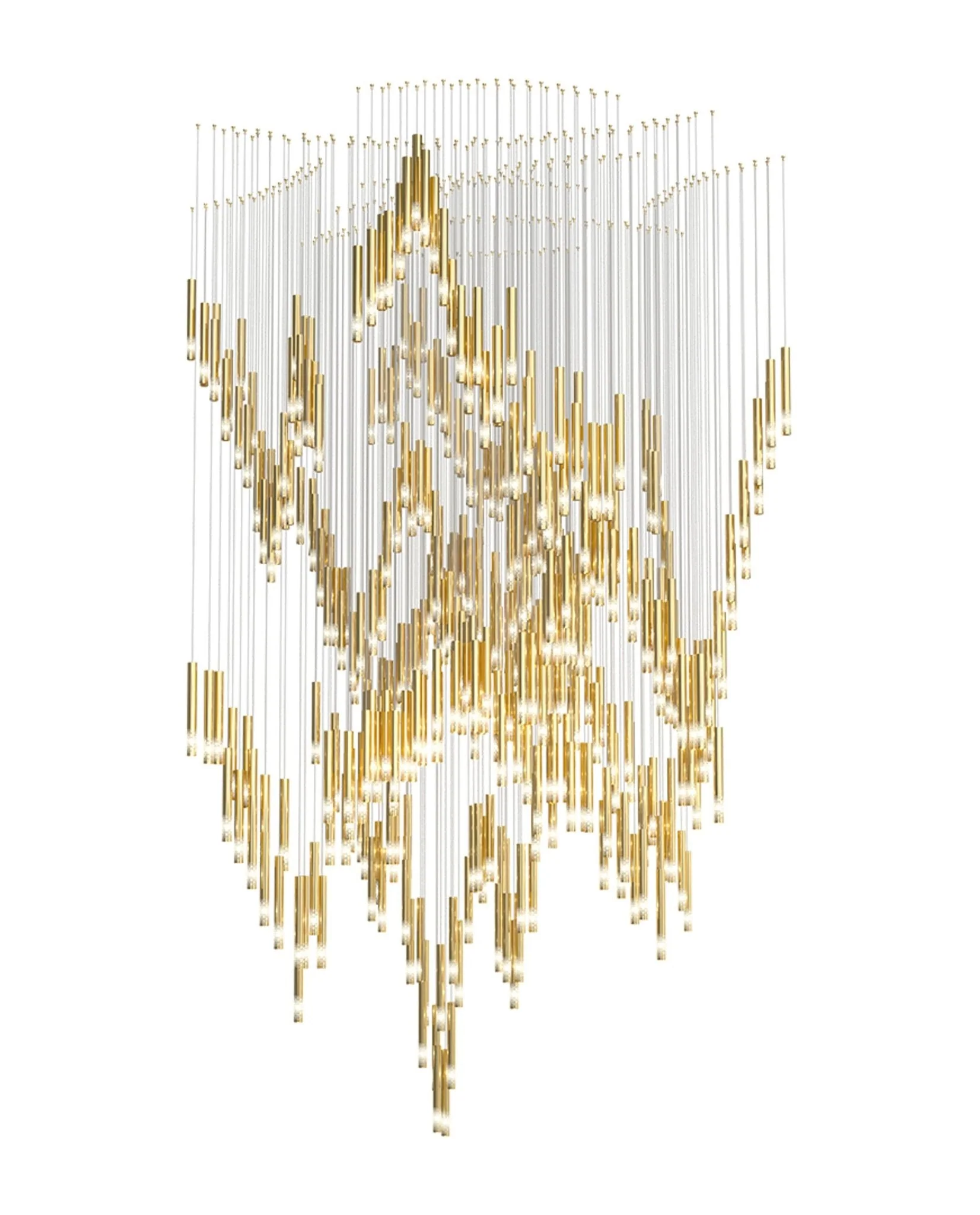 Galaxy Symphony Orchestra Meteor Shower Crystal Spiral Chandelier - Image 41